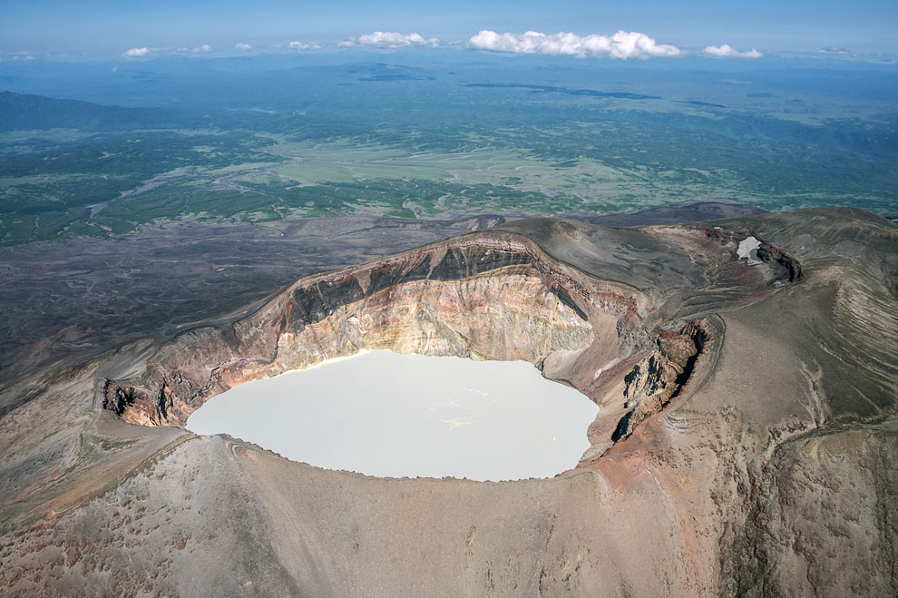 Volcanoes of Kamchatka - The nature of Russia, Volcano, Kamchatka, Longpost, Interesting, Klyuchevskoy Volcano, Tolbachik Volcano, Kamen volcano, Kisimen Volcano, Karymsky Volcano, Maly Semyachik volcano