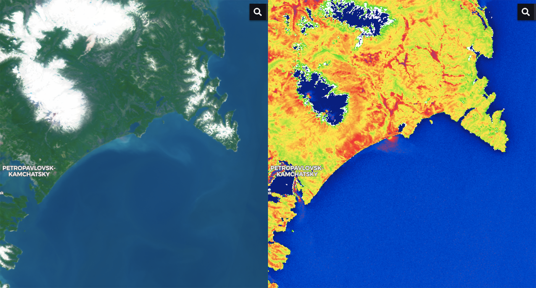 Are Kamchatka beaches poisoned by algae? View from space - Kamchatka, Environmental pollution, Ecology, Seaweed, Pictures from space, Longpost