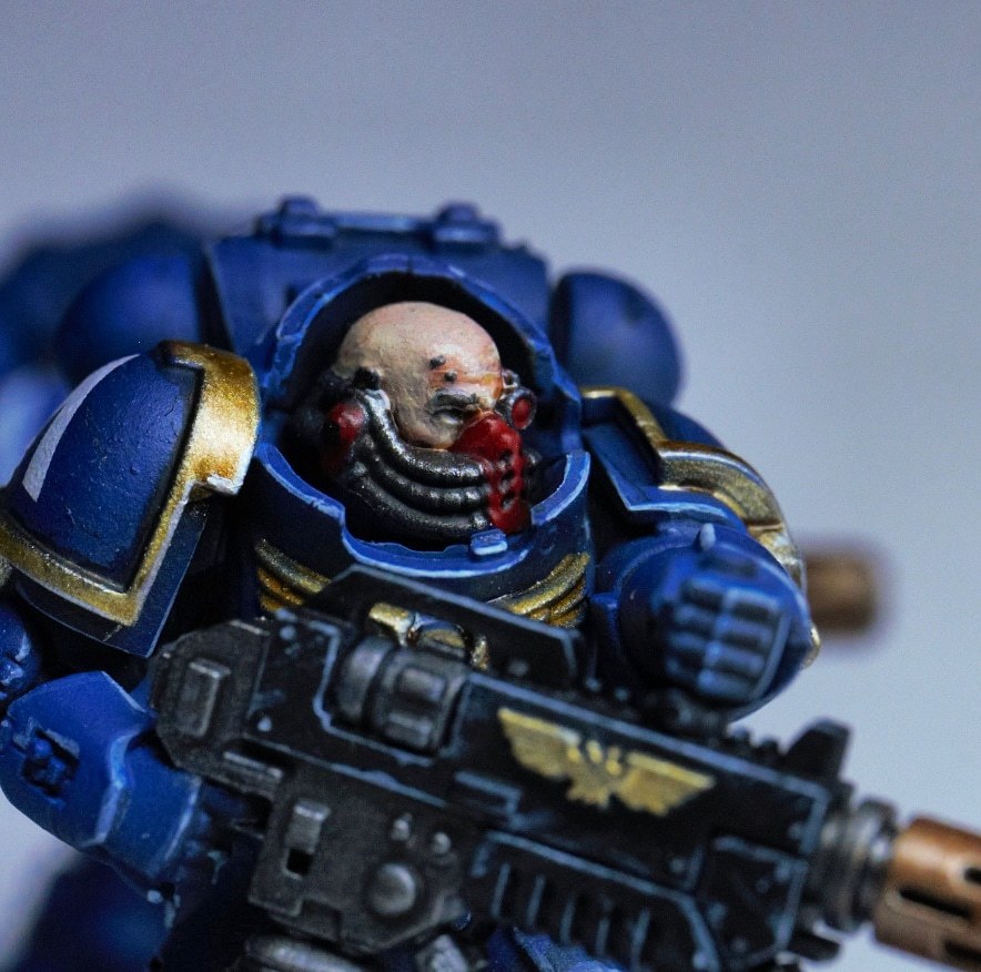 Eradicator sergeant - Моё, Warhammer, Warhammer 40k, Adeptus Astartes, Primaris Space Marines, Моделизм