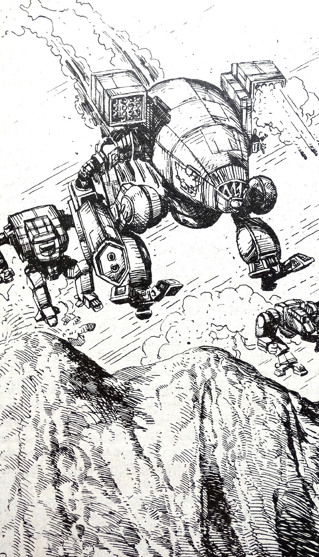 Illustrations from the books Combat Robots - Longpost, Images, Robot, Books, Illustrations