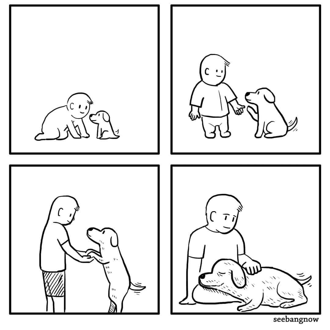 Friend - Seebangnow, Dog, Comics