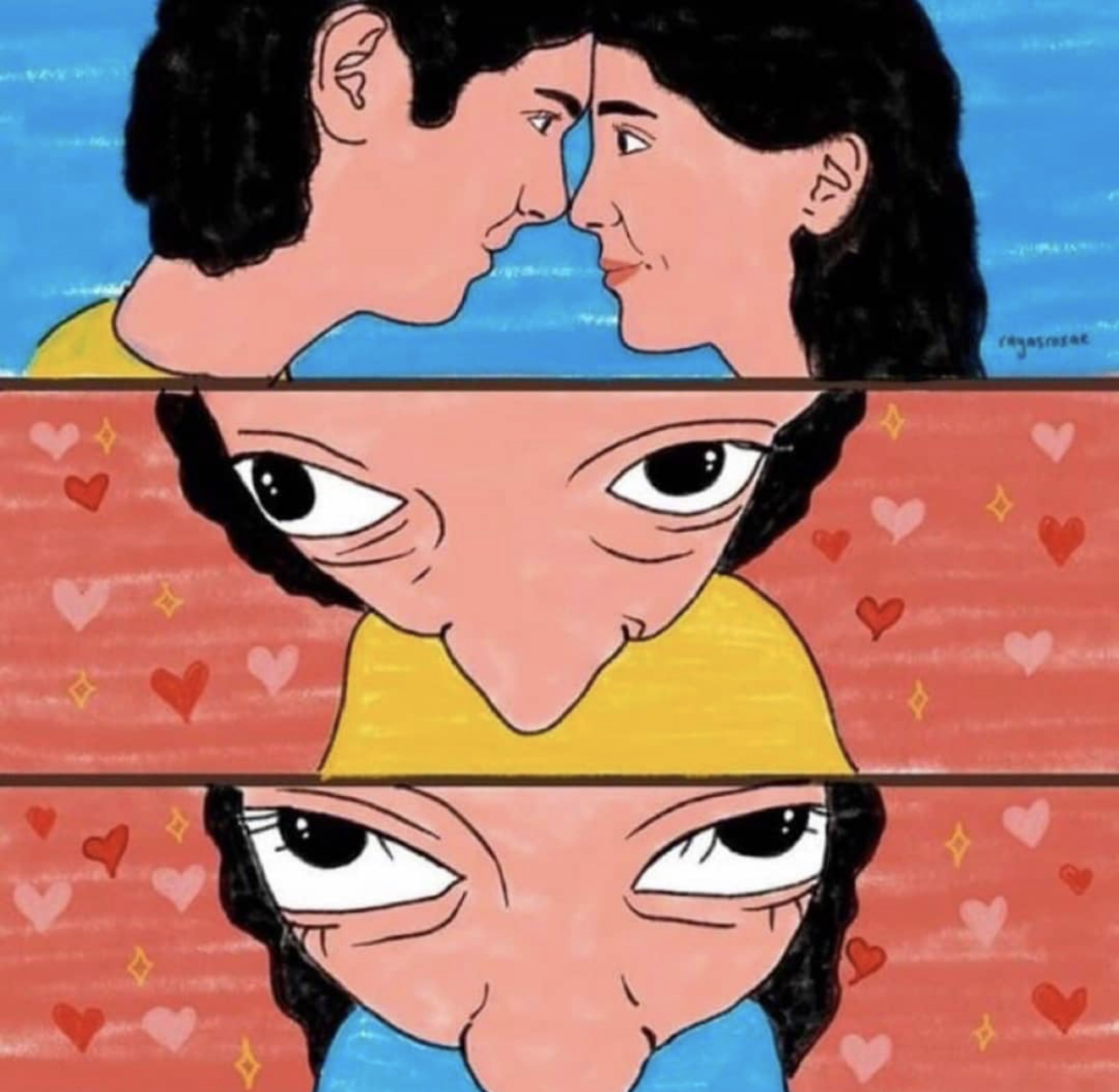 Fish eye - Sight, Nose to nose, Close