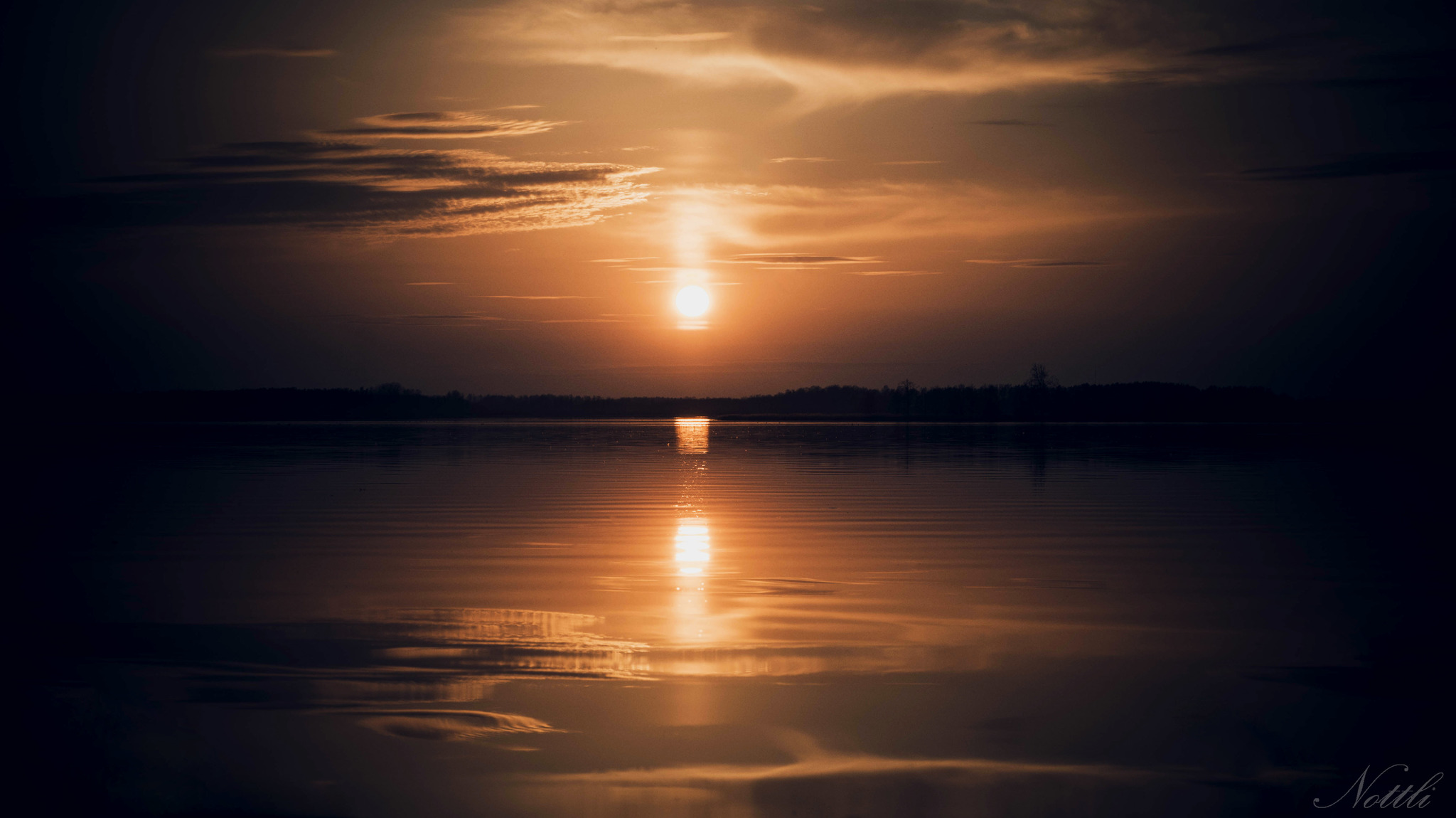 It was getting dark - My, Sunset, Nature, Republic of Belarus, Longpost