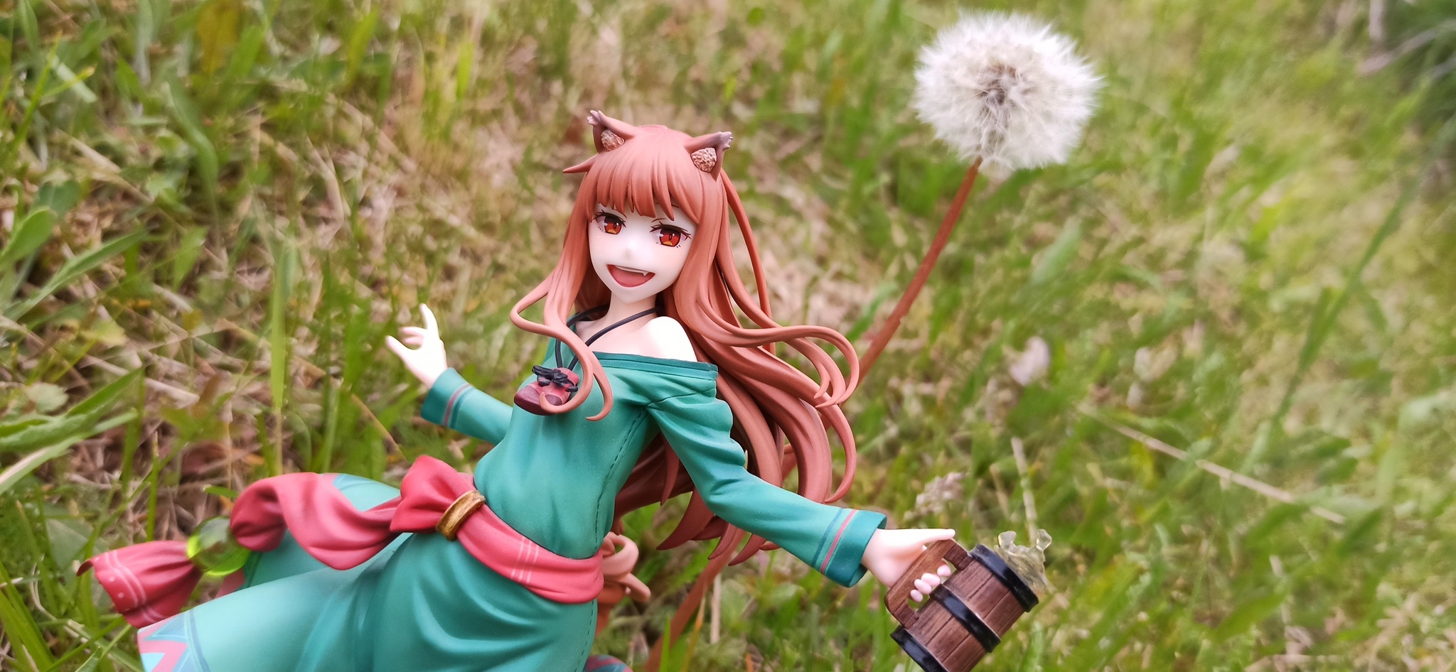 ~•~ The She-Wolf and the Summer Walk ~•~ - My, The photo, Beginning photographer, Anime, Figurines, Collectible figurines, Spice and wolf, Holo, Longpost