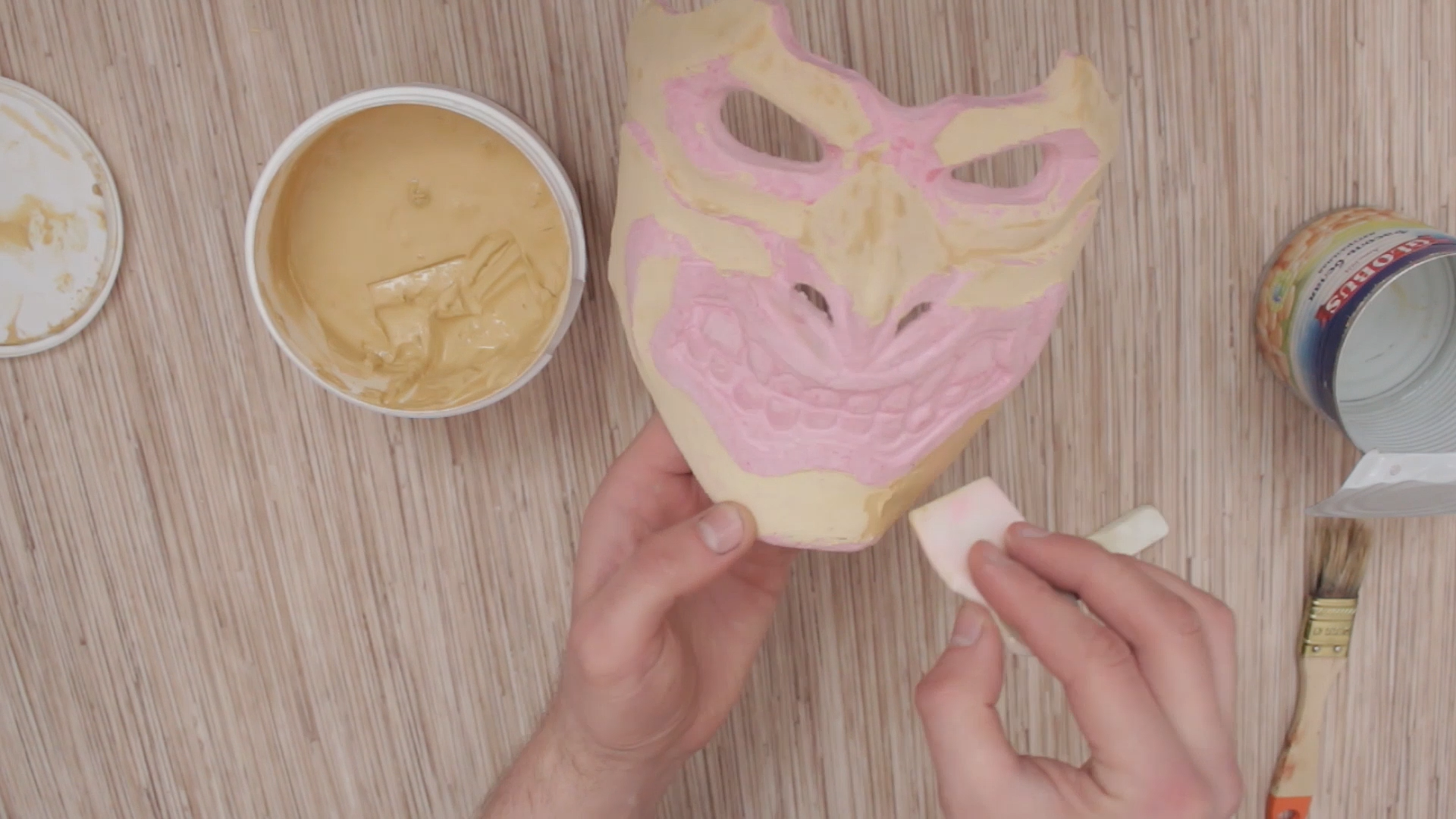 Как сделать маску из папье-маше