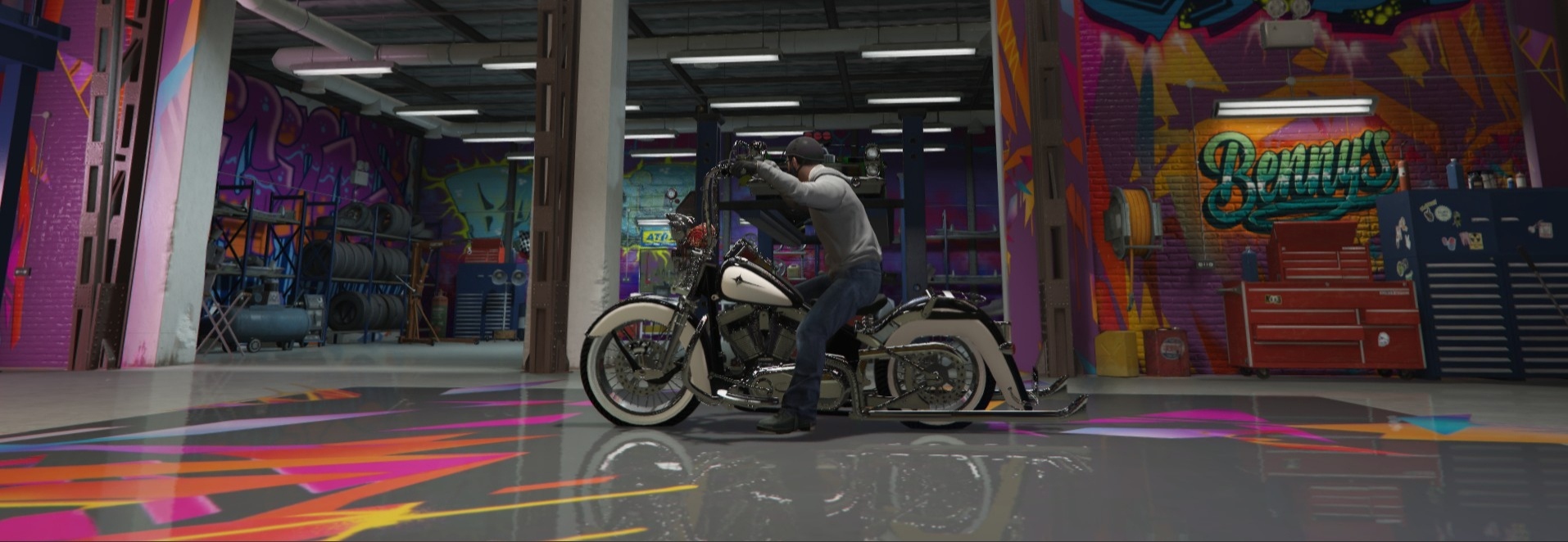 Springer softail Crimea - Моё, GTA 5, Моды, Мото, Harley-Davidson, Длиннопост