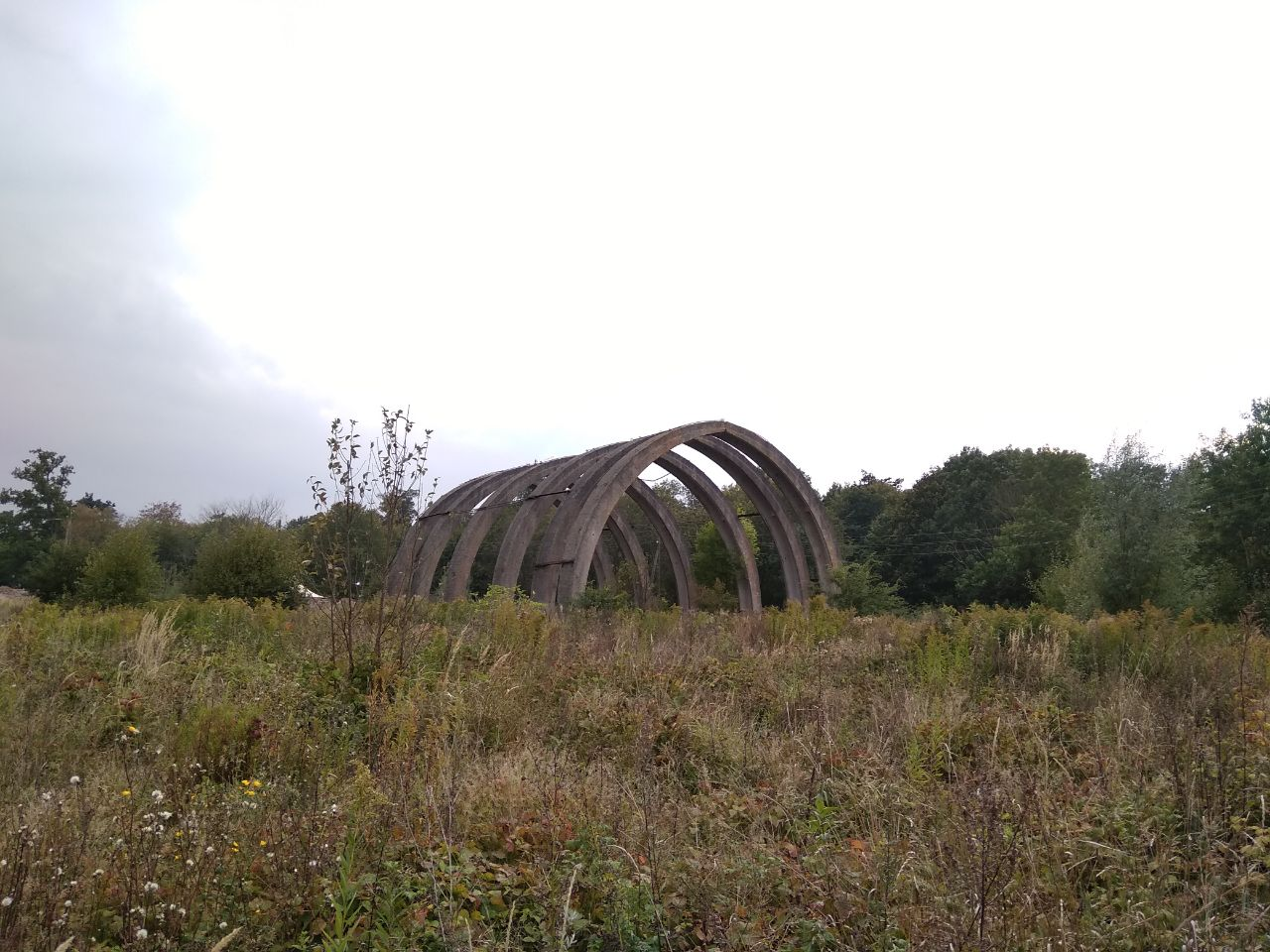 I'm looking for drawings of a Soviet structure (hay storage facility) - Reinforced concrete, Design, Building, Search