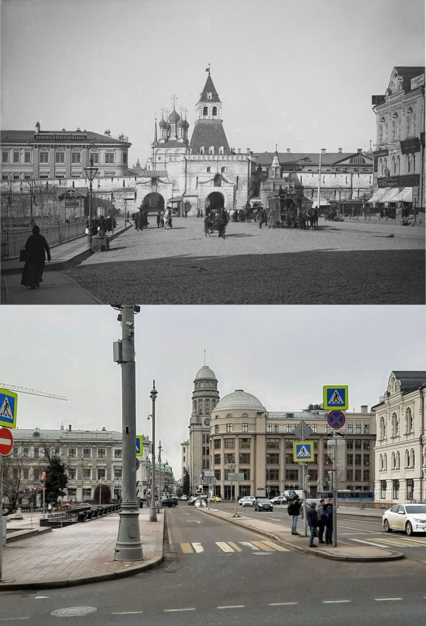 Улицы Москвы сквозь столетия часть 2 - Архитектура, Москва, История, Фотография, Длиннопост