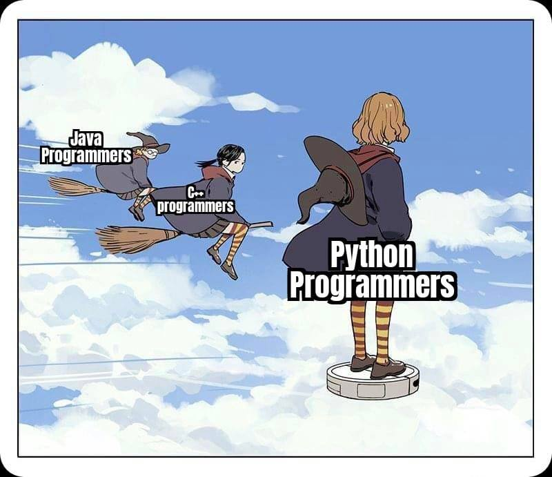 Извечное противостояние языков программирования - Python, Java, C++, Робот-Пылесос