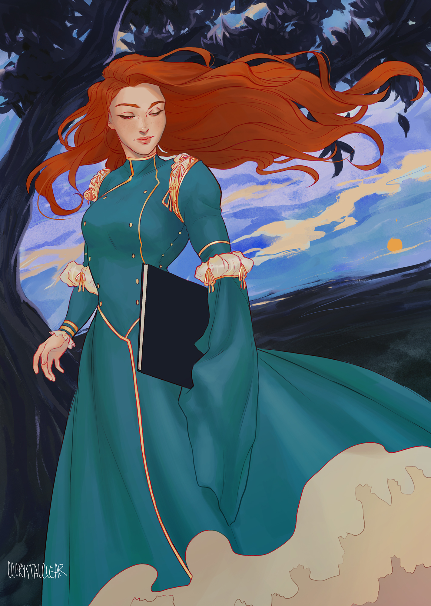 Shallan - Buresvet Archive, Art, Brandon Sanderson, Redheads