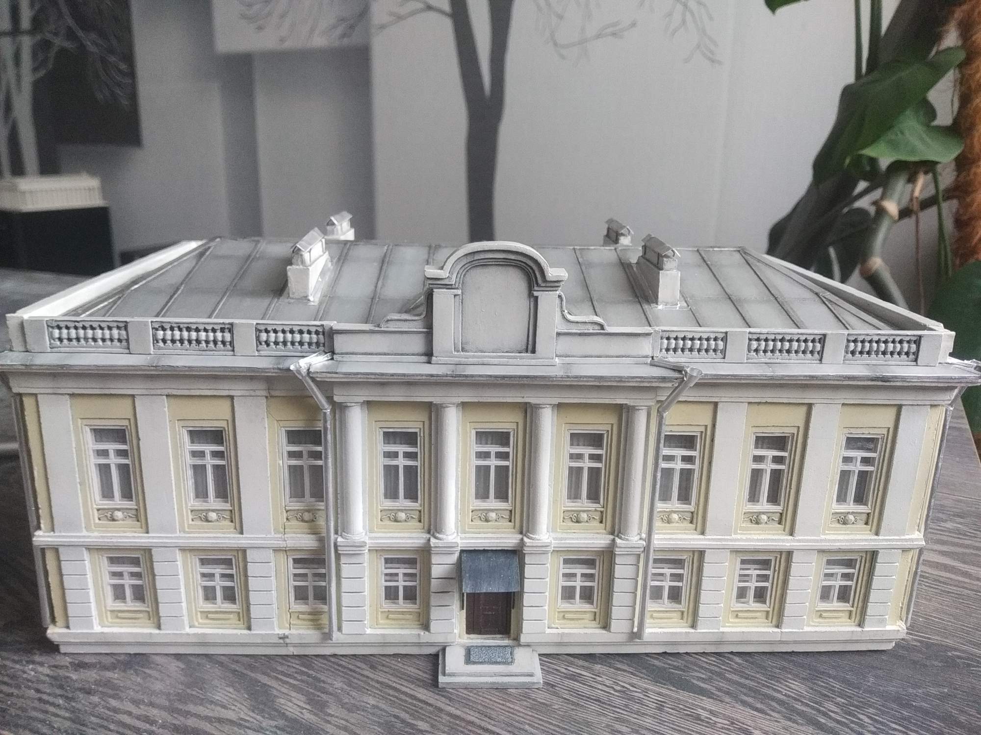 Old mansion. Model, final - My, With your own hands, Modeling, Architecture, Handmade, Longpost