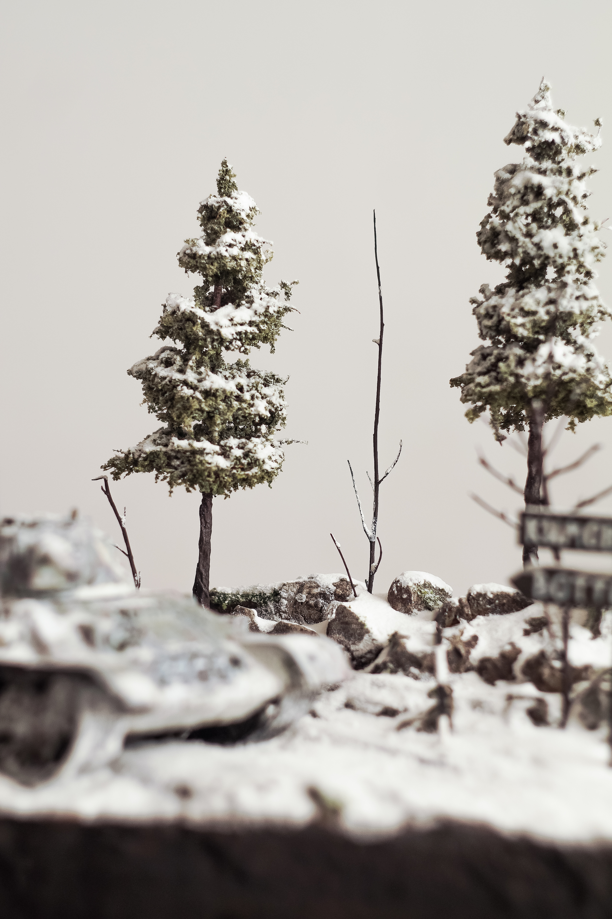 My second diorama. T 34/76 from Zvezda 1:35 - My, Modeling, Longpost, Prefabricated model, Hobby, Zvezda, Tanks, Diorama, Stand modeling, T-34, T-34-76, Winter