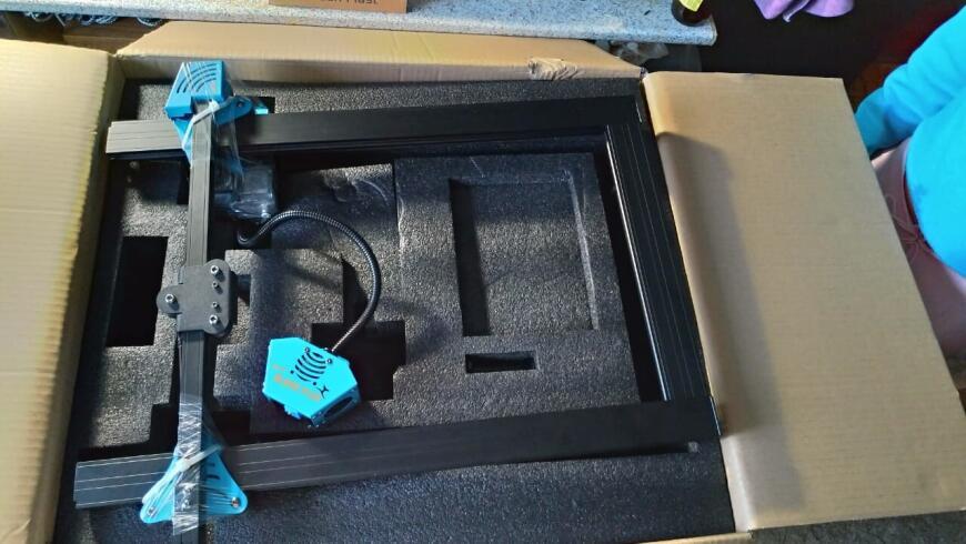 Two trees Bluer Plus review, or what can the Chinese do? Unpacking and mechanics of the printer. (Part 1.1) - My, Overview, Unpacking, 3D printer, New items, Longpost