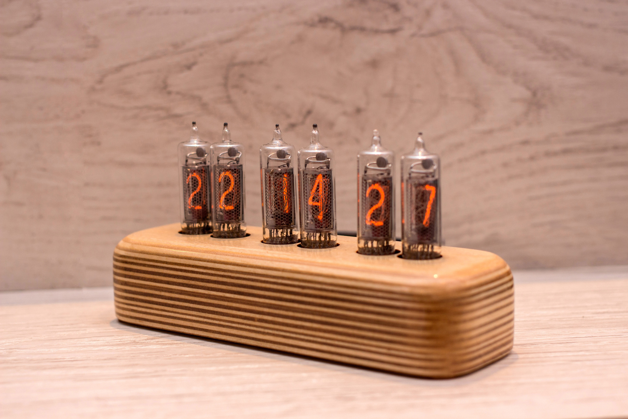 Nixie clock on IN-16 indicators - My, Nixie clock, Clock, With your own hands, Longpost, Needlework with process, GIF, Friday tag is mine, Video