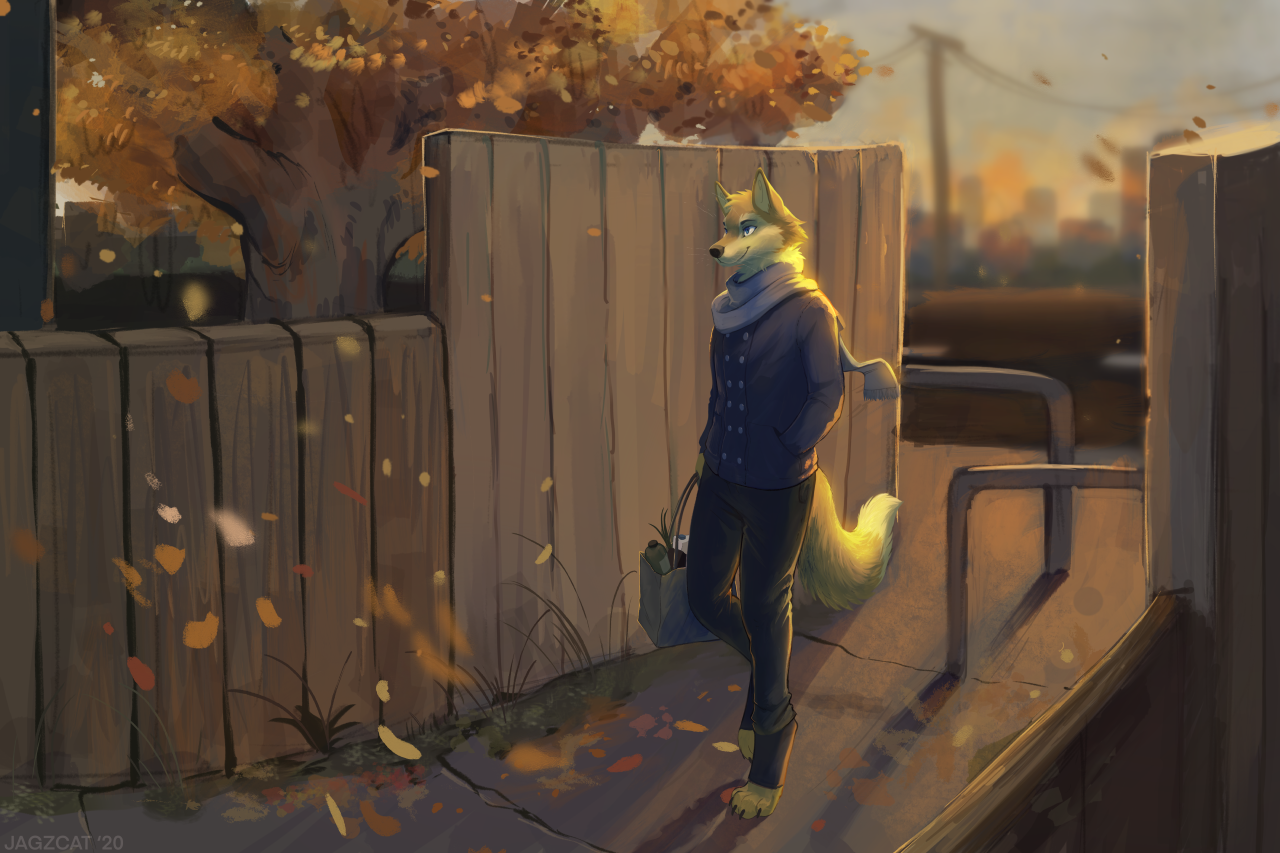 Autumn - Furry, Anthro, Art, Jagzcat