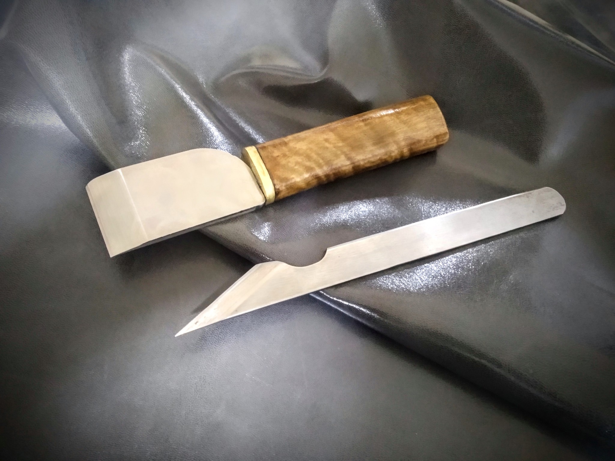 Another knife - My, Leather, Skin tools, Video, Longpost