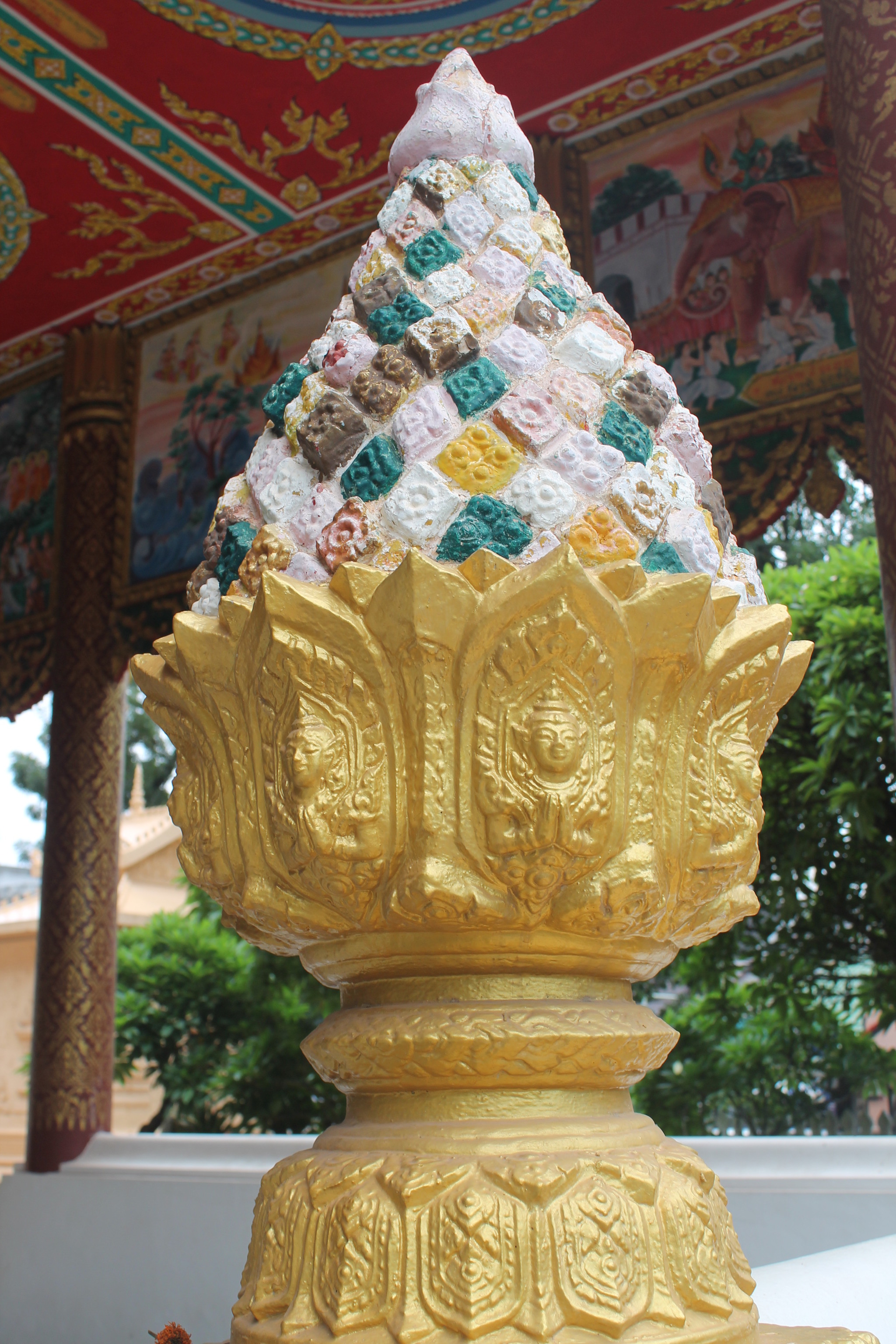 Vientiane is a city of legends and ancient temples. That Dam Stupa. Simuang Temple and temples on Settathirata Avenue - My, Vientiane, Temple, Asia, Travels, Longpost