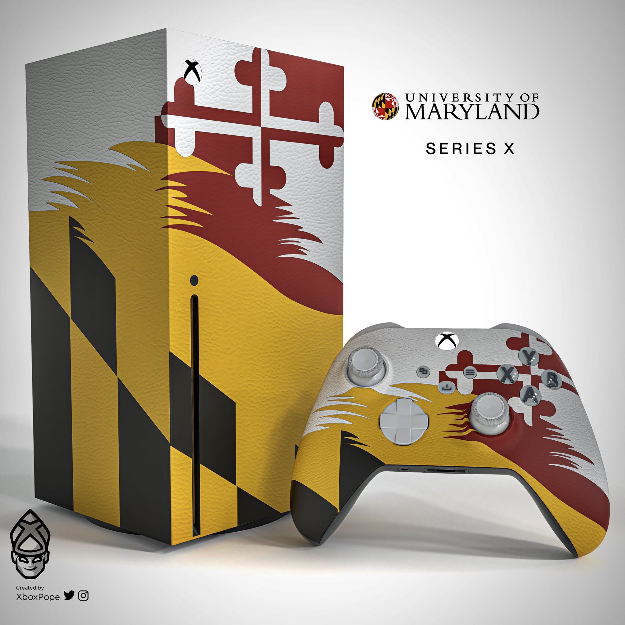 Custom Xbox Series X design by @xboxpope - Xbox, Xbox series x, Customization, Design, Gamepad, Dragon age, Consoles, Console games, Oreo, Gotham Knights, Warframe, Longpost