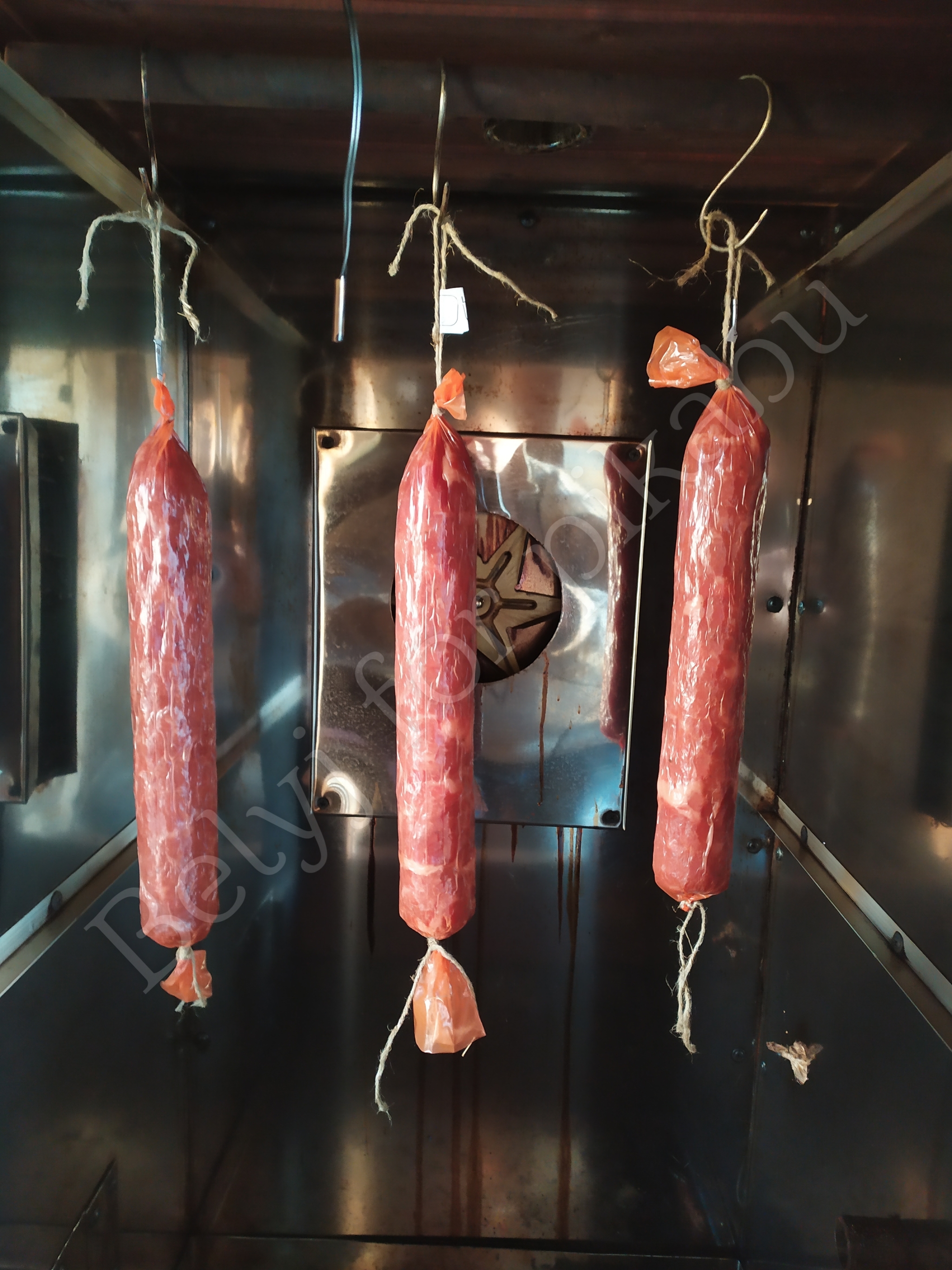 Like Black Forest raw smoked - My, Sausage, Meat, Smoking, Longpost, Recipe