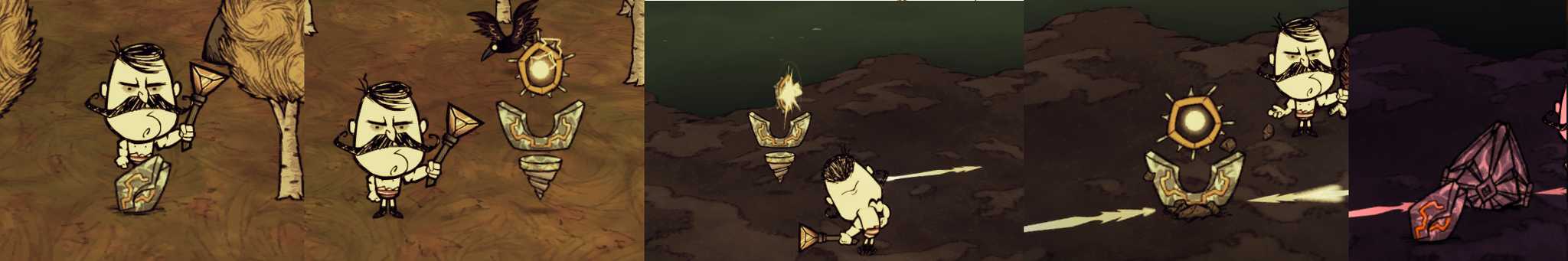 Don't Starve Together: Return of Them review (Forgotten Knowledge) - My, Dont starve together, Dont starve, Klei Entertainment, Longpost, GIF, Video