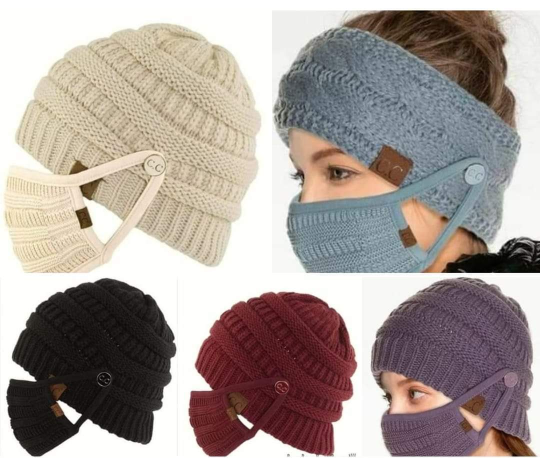 Fashionable hat for the season - Winter cap, Mask, Fashion, Coronavirus, Knitting