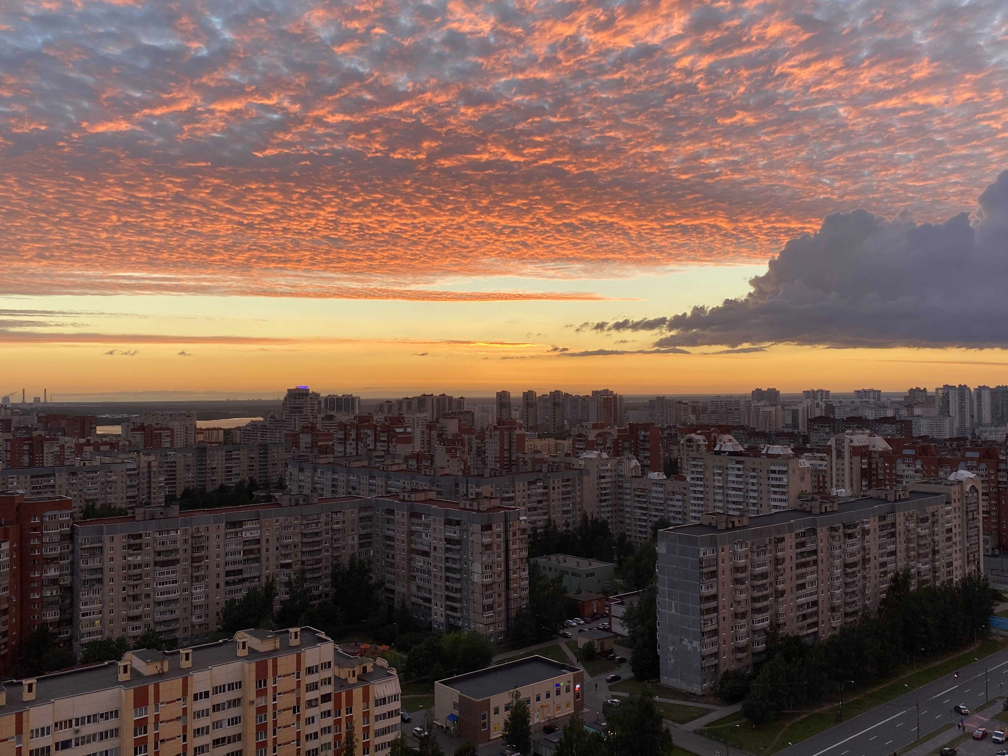 Reply to the post “Life on the 23rd Floor” - My, Height, Sunset, The photo, Reply to post, Longpost