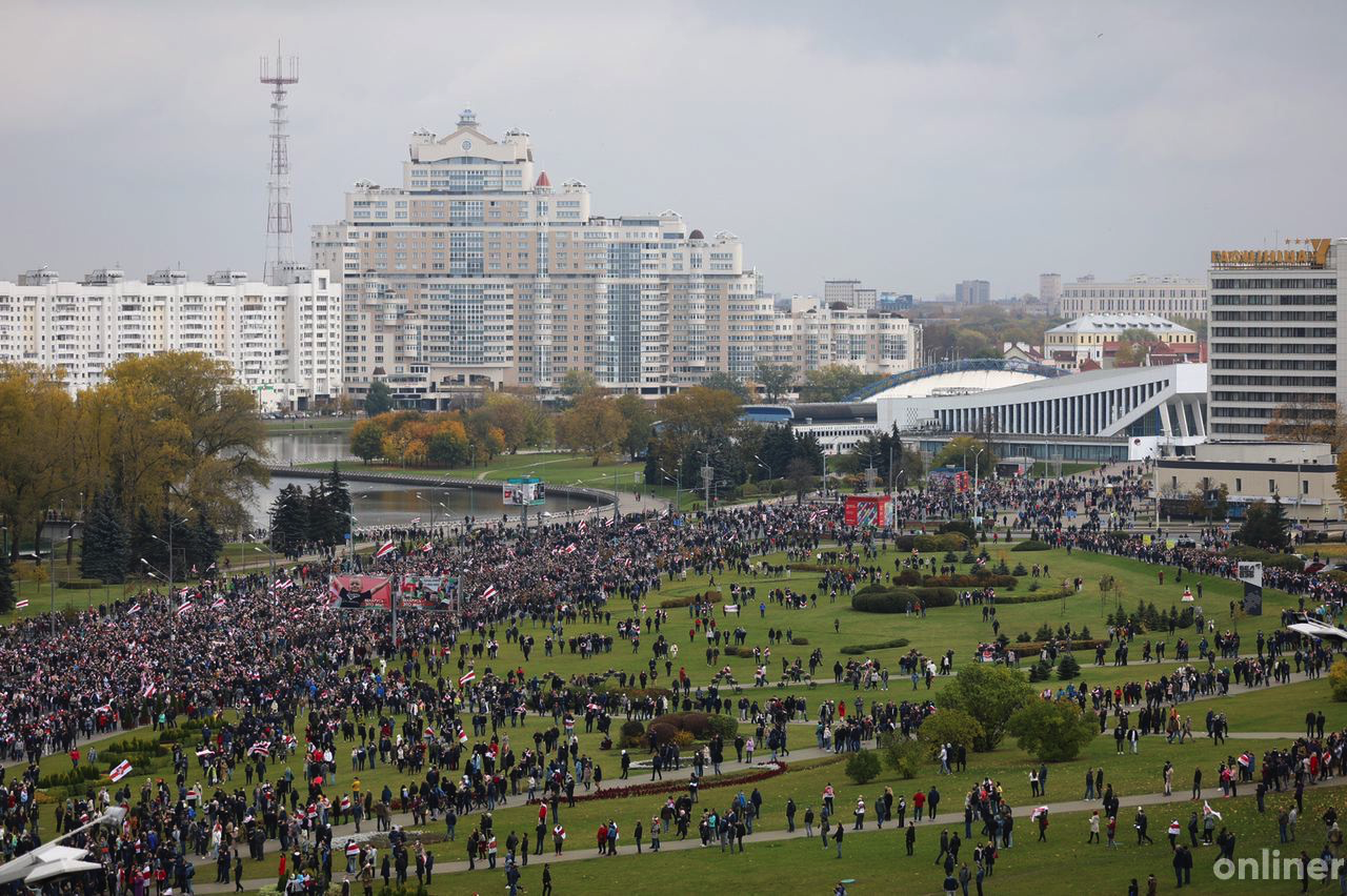 the 25th of October. Protests in Belarus - the day before the “People's Ultimatum” - Republic of Belarus, Protests in Belarus, Politics, Minsk, Video, Longpost