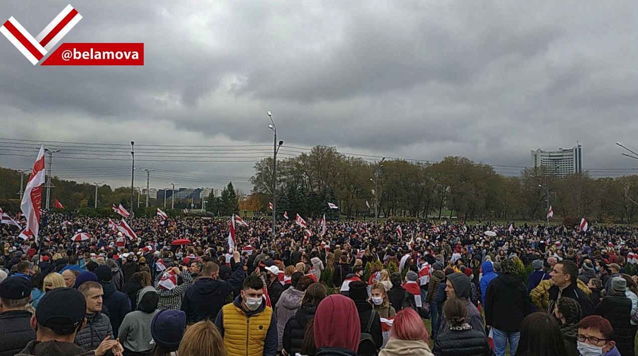 the 25th of October. Protests in Belarus - the day before the “People's Ultimatum” - Republic of Belarus, Protests in Belarus, Politics, Minsk, Video, Longpost