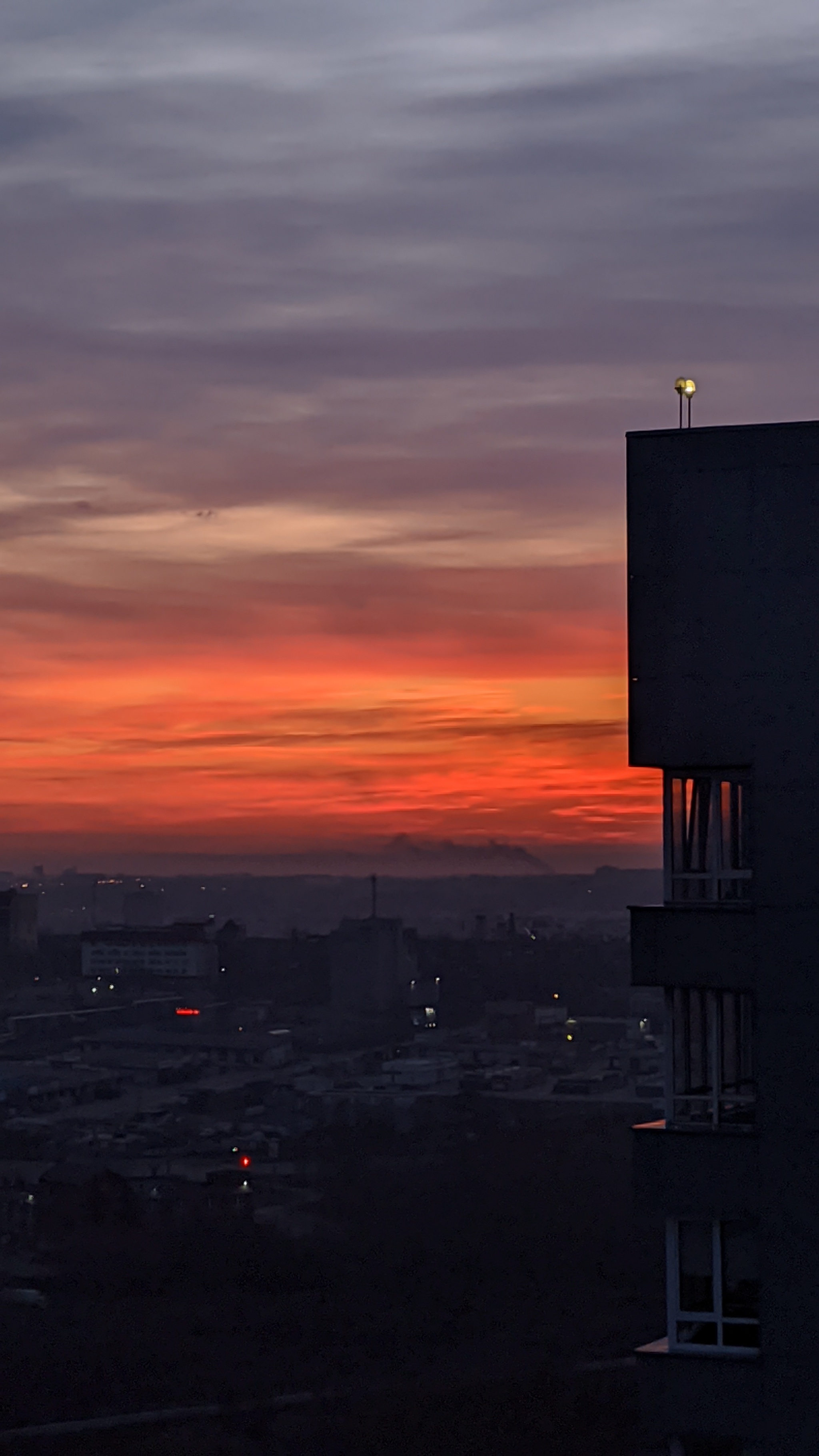 Reply to the post “Life on the 23rd Floor” - My, Height, Sunset, The photo, Chelyabinsk region, Chelyabinsk, Reply to post, Longpost