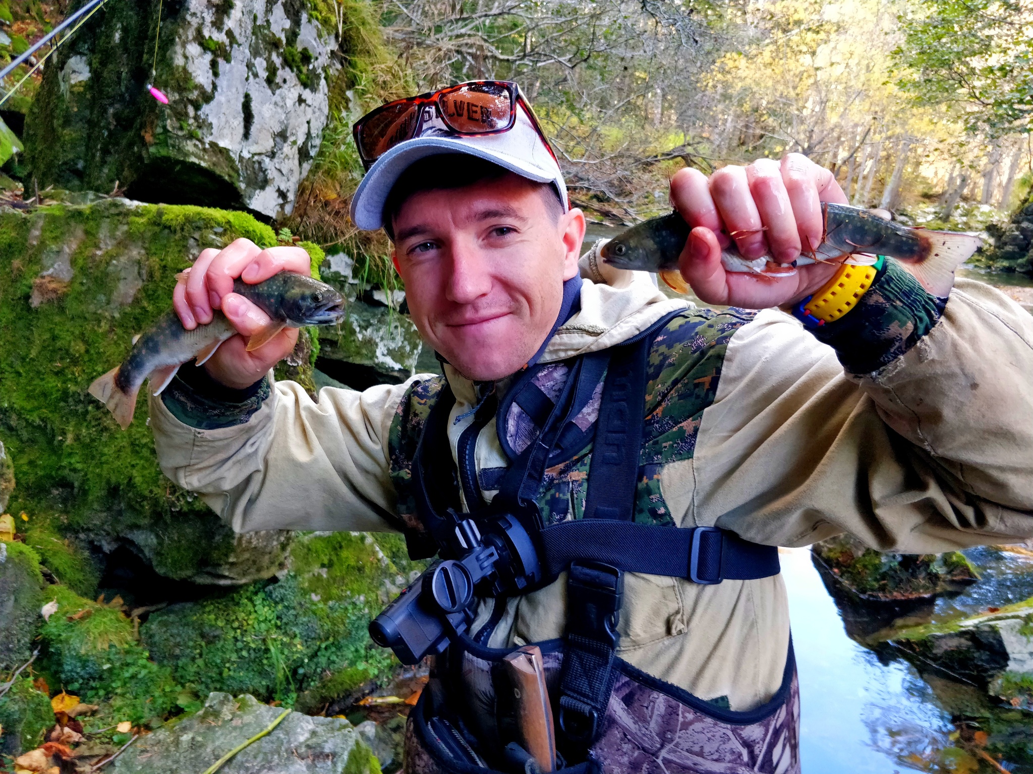 We catch char with a rubber worm on Sakhalin. Spawning river full of salmon eggs - My, Loach, Fishing, Sima, Sakhalin, Sakhalin Region, Pink salmon, Coho salmon, Video, Longpost