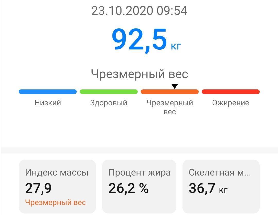 Цель 85 кг, часть №8 от 27.10.2020 - Моё, Похудение, Дневник, Спорт, Бег, ЗОЖ, Мотивация, Ходьба, Длиннопост