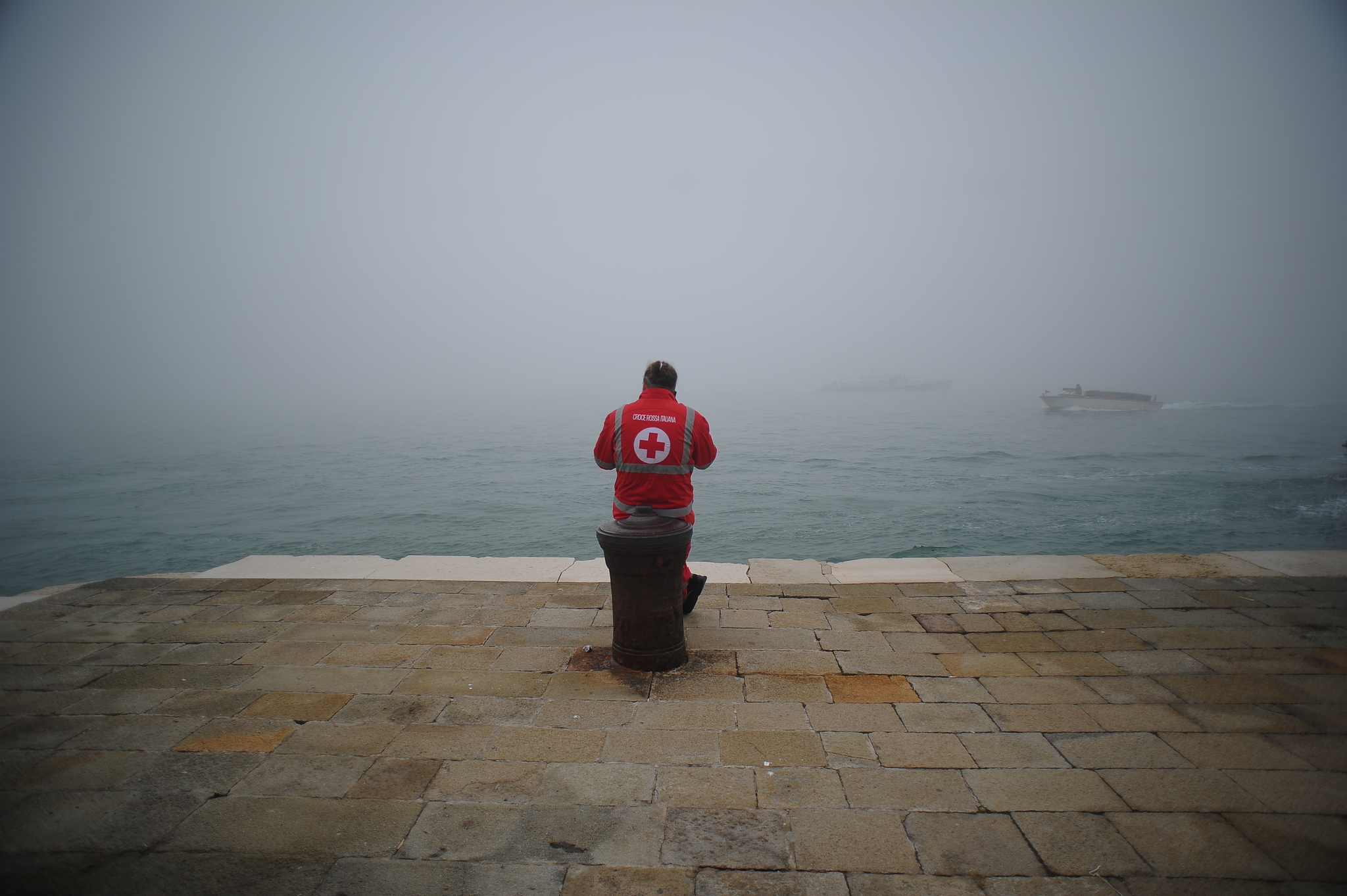 NOT a hedgehog, but in the fog - My, Venice, Longpost