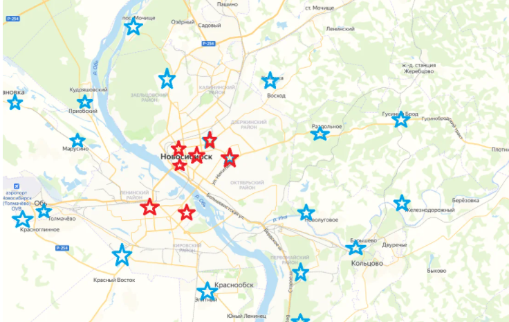 Map of ancient cemeteries of Novosibirsk: find out if your house is standing on bones - My, Story, Cemetery, Novosibirsk, Local history, Longpost