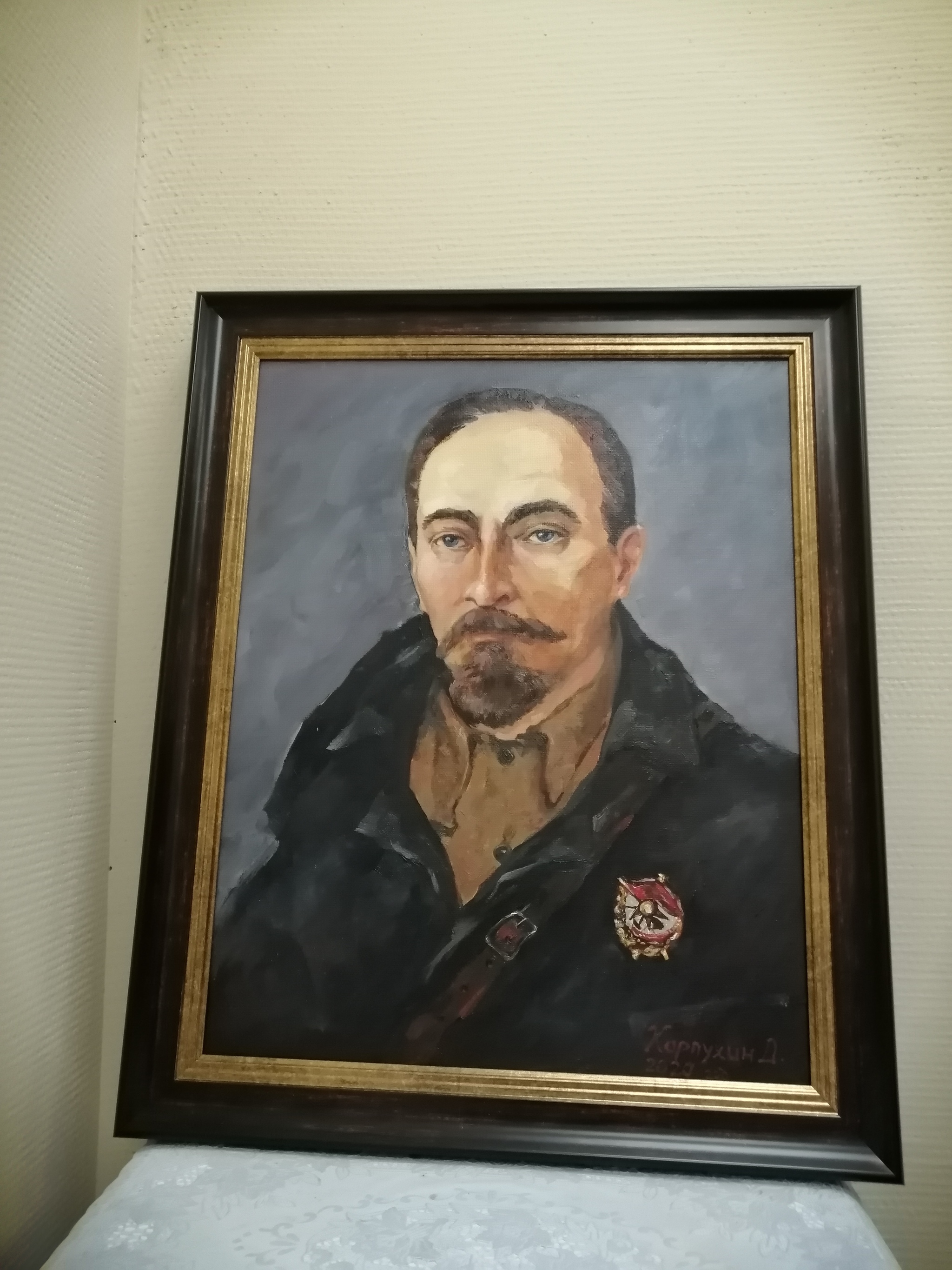 Felix Edmundovich - Portrait, Oil painting