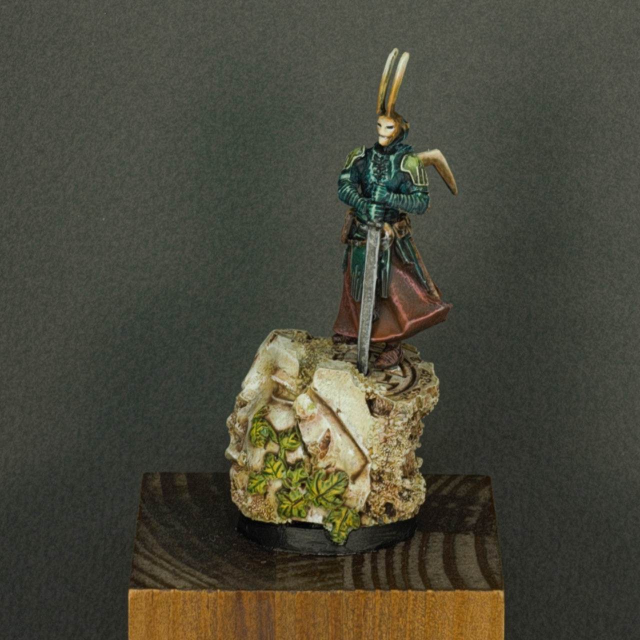 Grim Warrior - My, Painting miniatures, Fantasy, Longpost