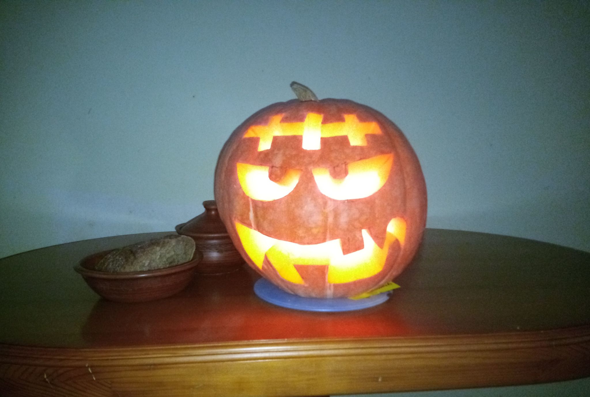 Pumpkin for the holiday - My, Pumpkin, Halloween, Night