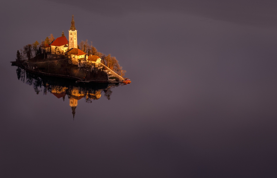 Island - Island, Slovenia, Lake Bled, The photo