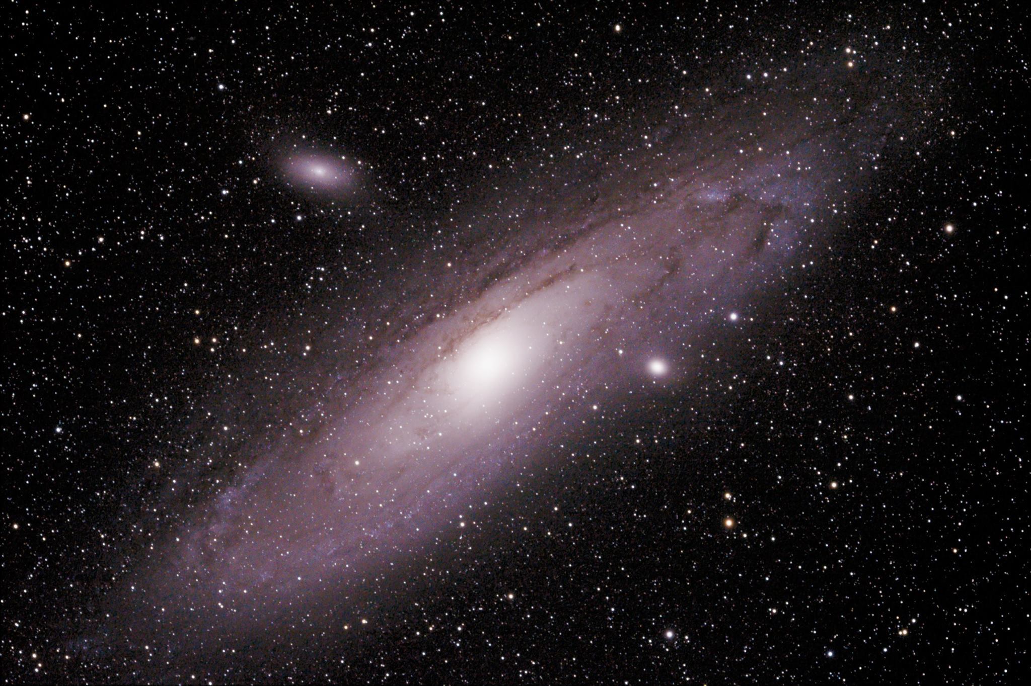 The Andromeda Nebula - three different views - My, Andromeda Nebula, Astrophoto, Longpost