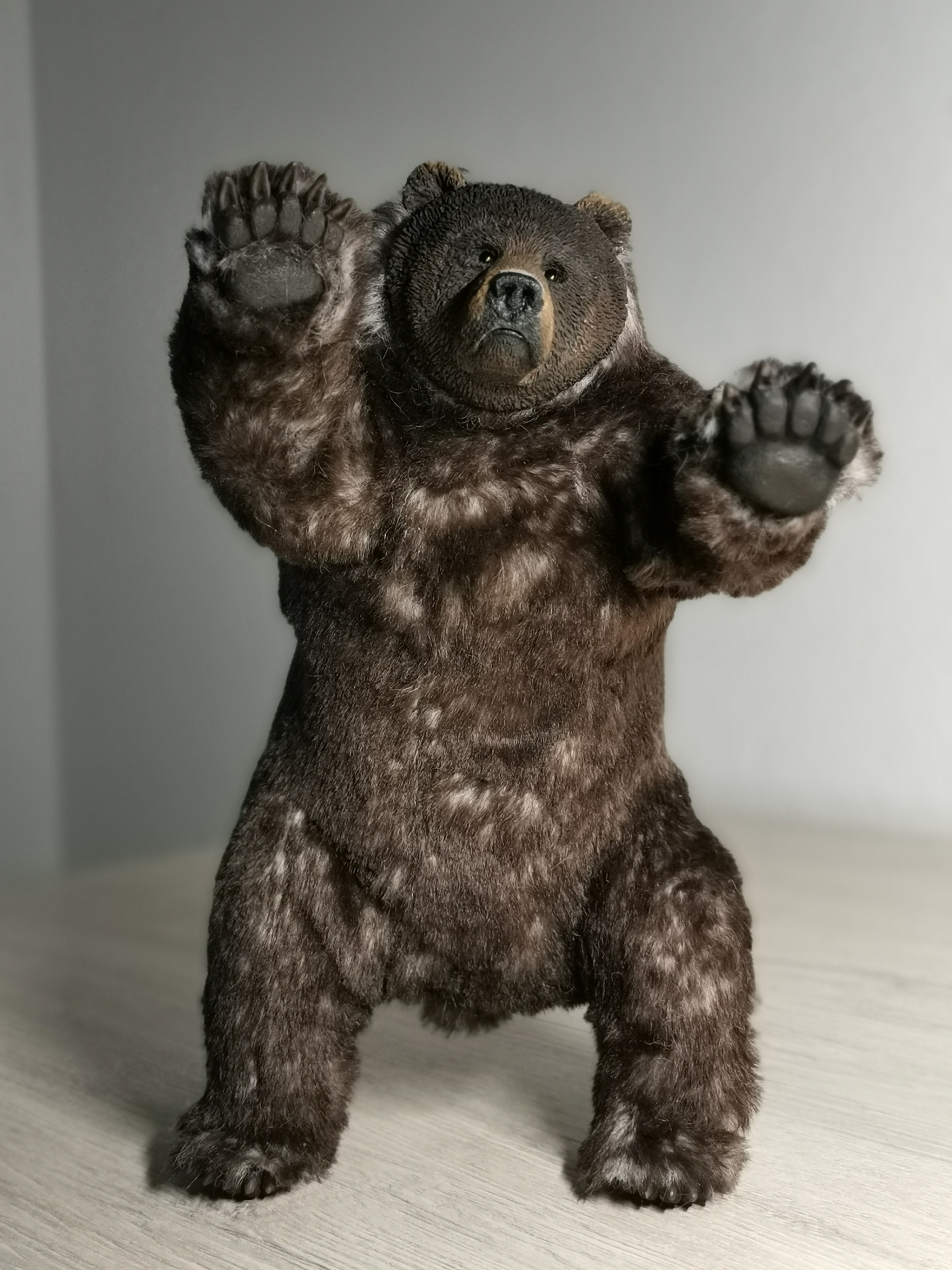 bear - My, The Bears, Soft toy, Mixed media, Polymer clay, Needlework without process, Longpost