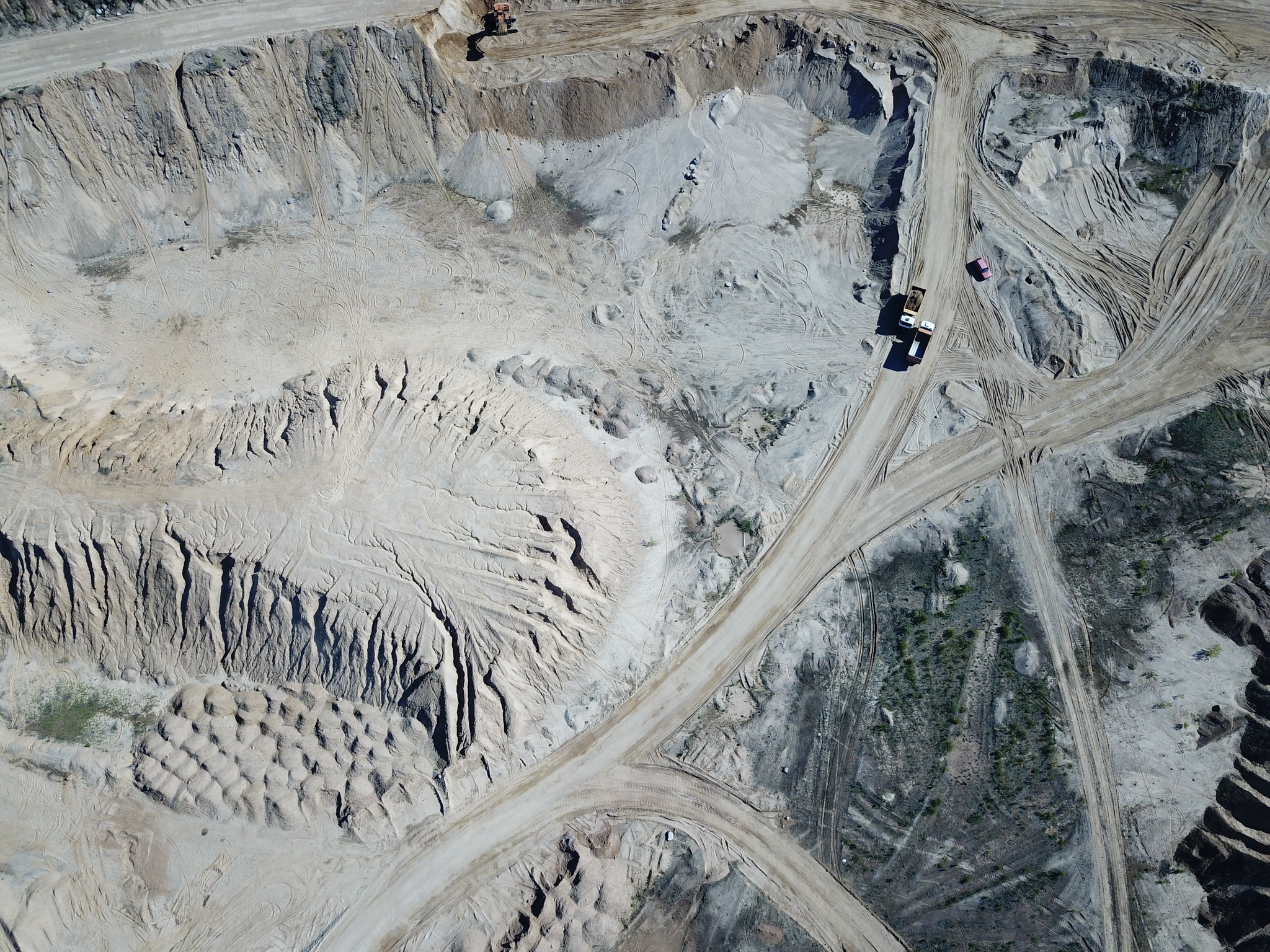 Sand quarry - My, Republic of Belarus, Career, Drone, DJI Mavic PRO, The photo, Video, Other planet, Longpost