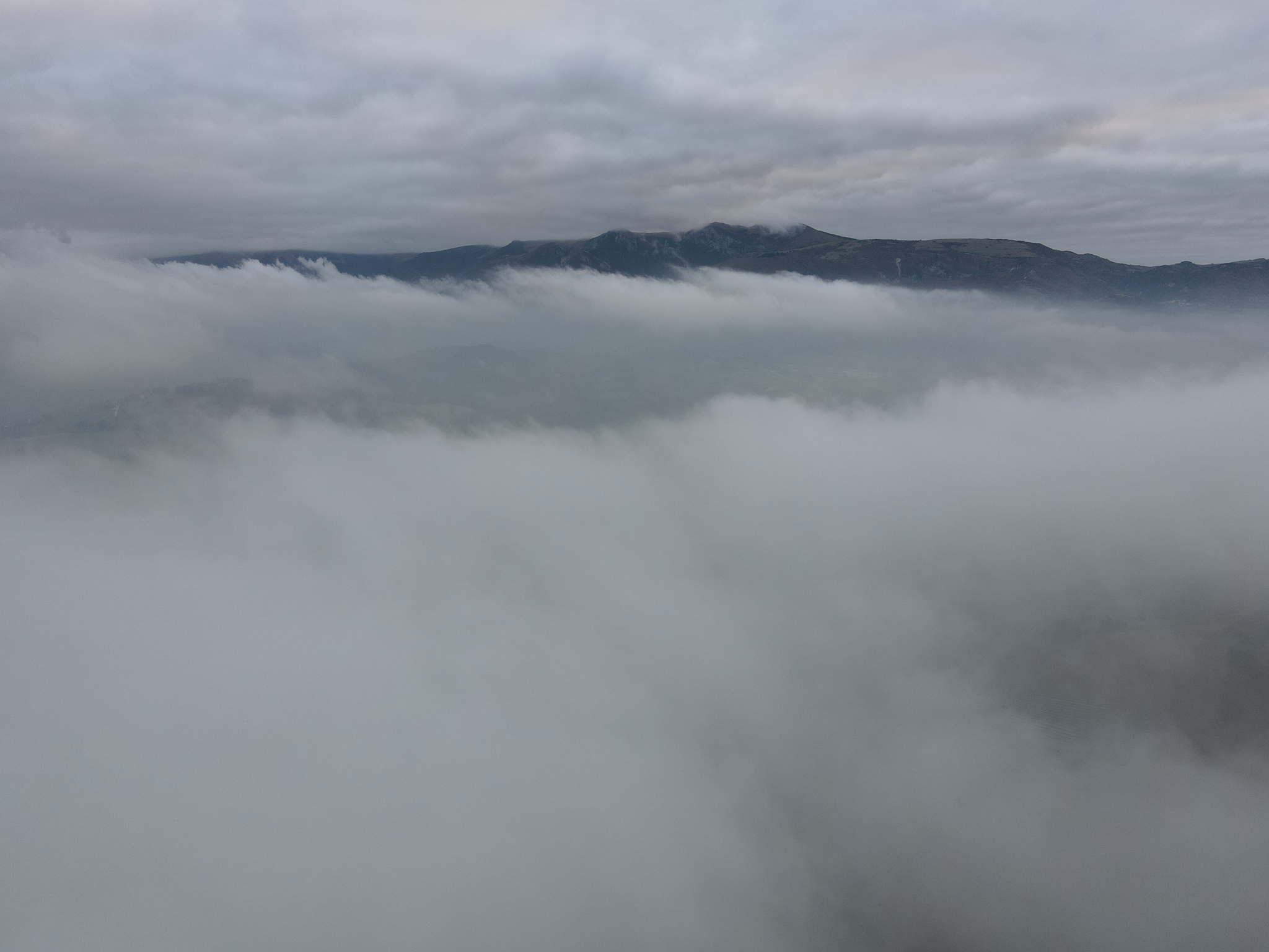 Flying in the clouds at an altitude of 120 m - My, The photo, Drone, Italy, Clouds, Flight, Longpost