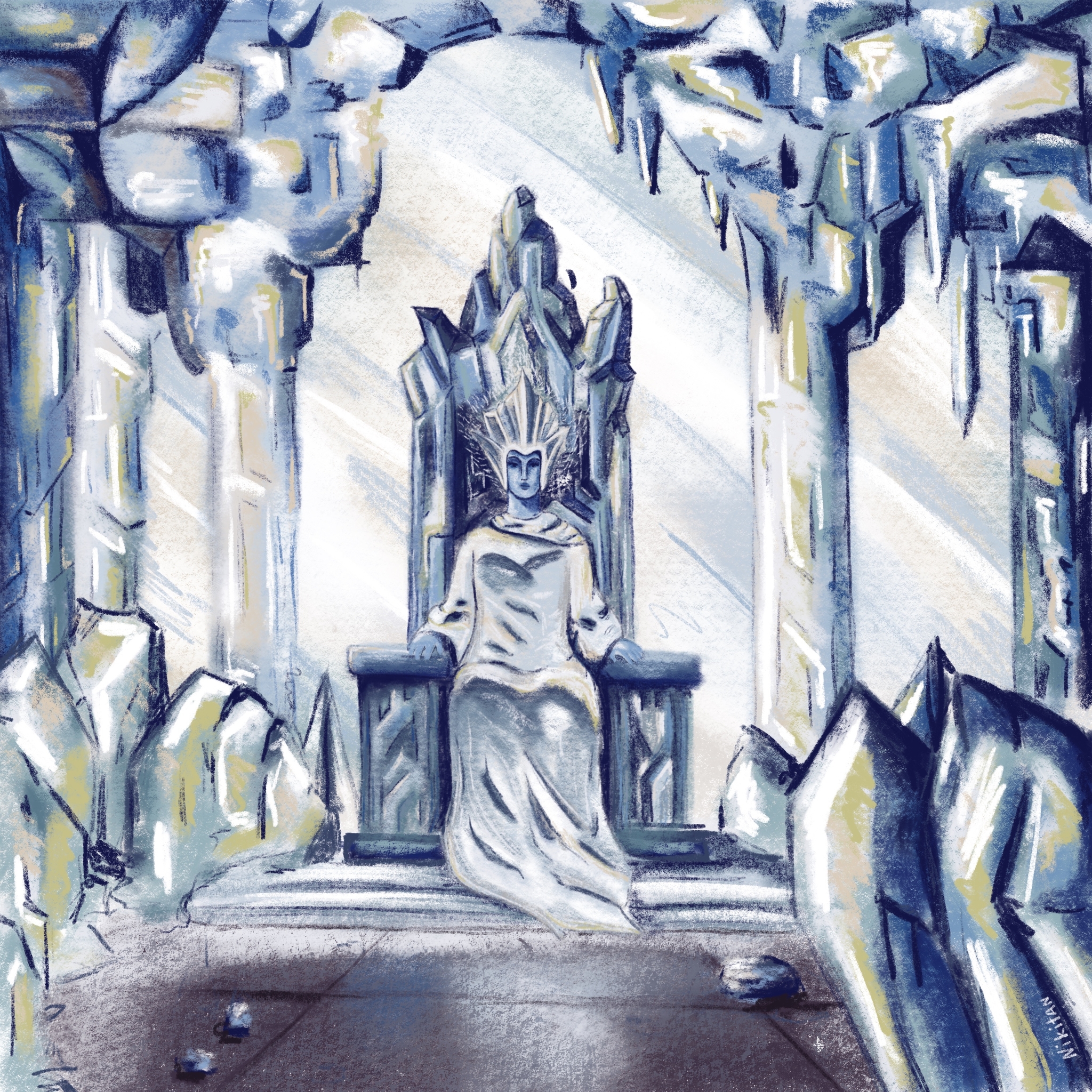 Иллюстрация к сказке снежная королева рисунок