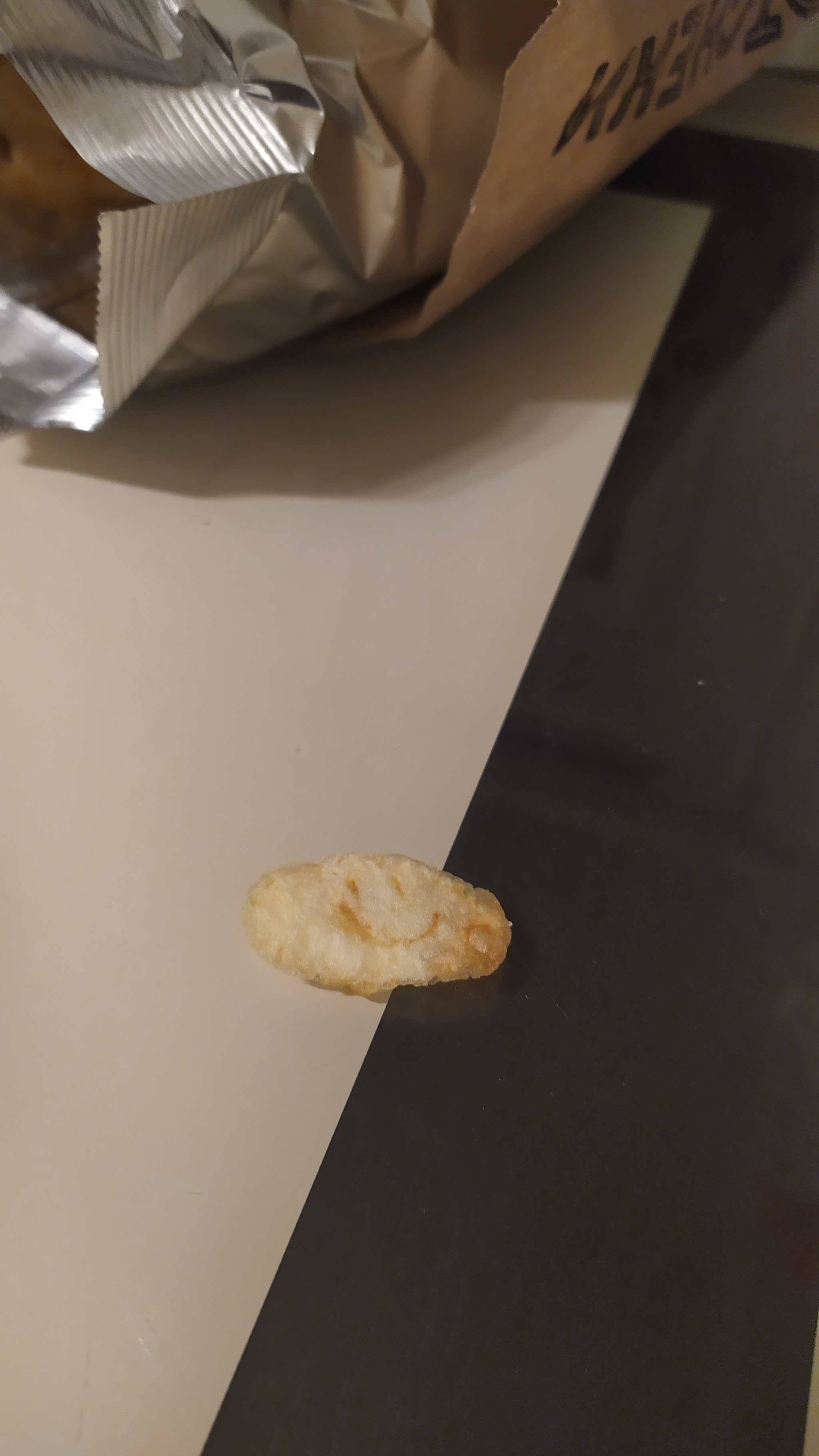 When everything is good in life - My, Potato, Crisps, Friday, Longpost, Pareidolia