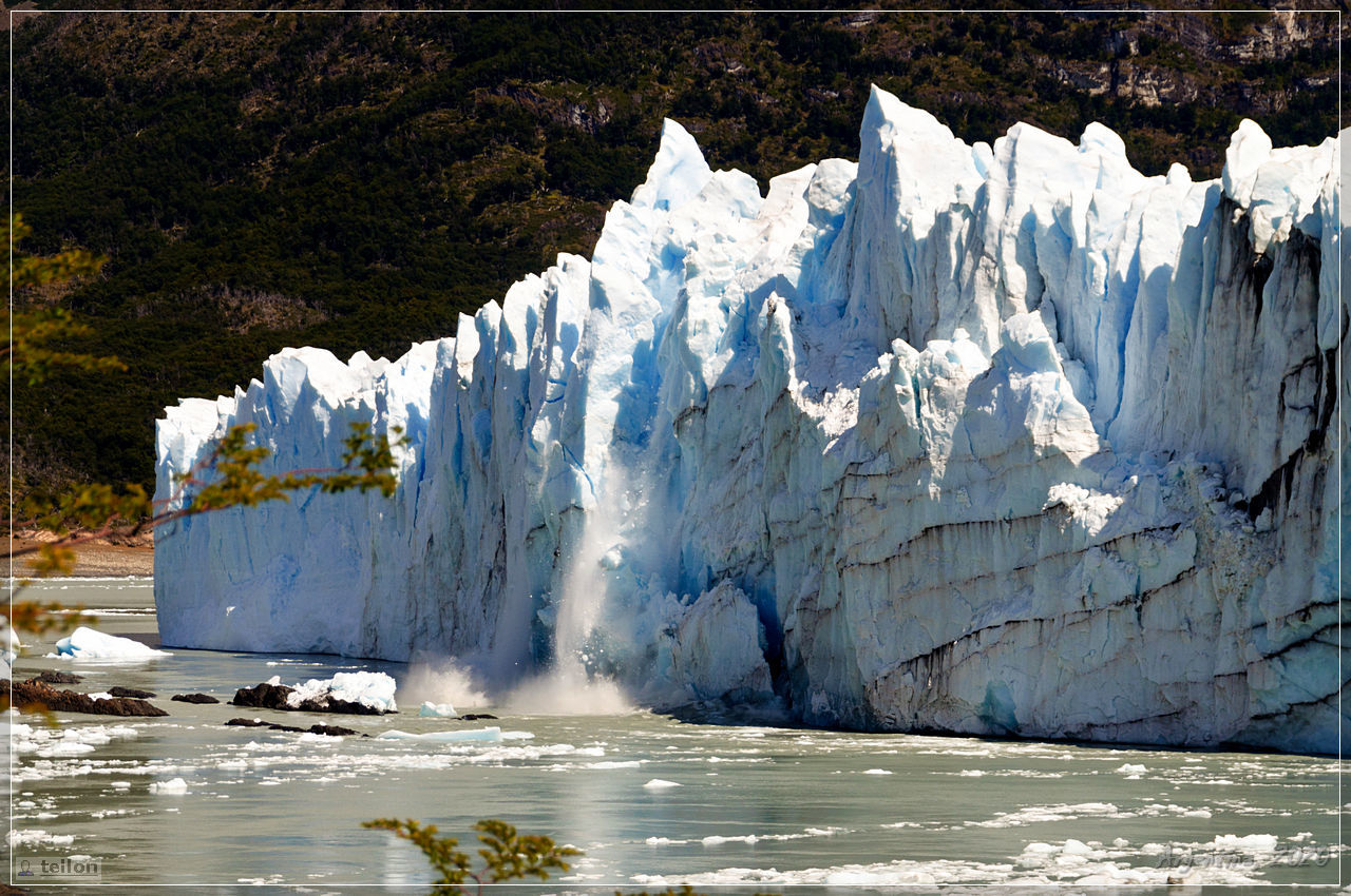 Glacier collapse - My, Perito Moreno Glacier, Glacier, Collapse, Argentina, Patagonia, Collapse, The photo, Longpost