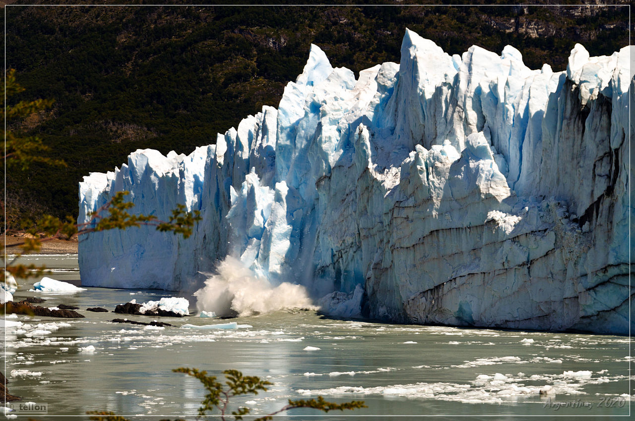 Glacier collapse - My, Perito Moreno Glacier, Glacier, Collapse, Argentina, Patagonia, Collapse, The photo, Longpost