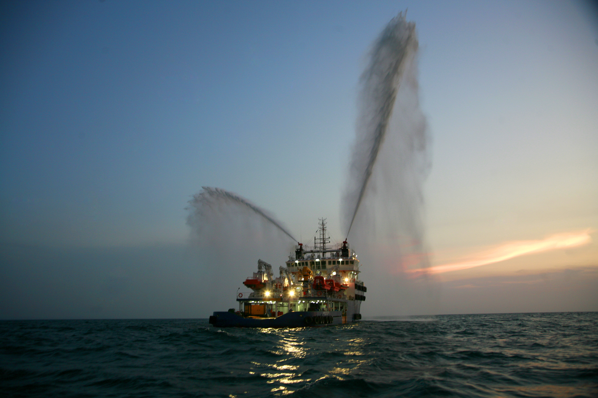 My work place - My, Sea, Vessel, Sunset, Longpost, The photo