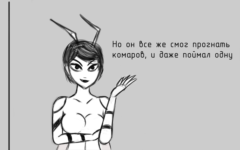 The girls who live in our house 5 (fan continuation) - Vanripper, Girls, Monster girl, Comics, Wasp, Bees, Insects, Longpost