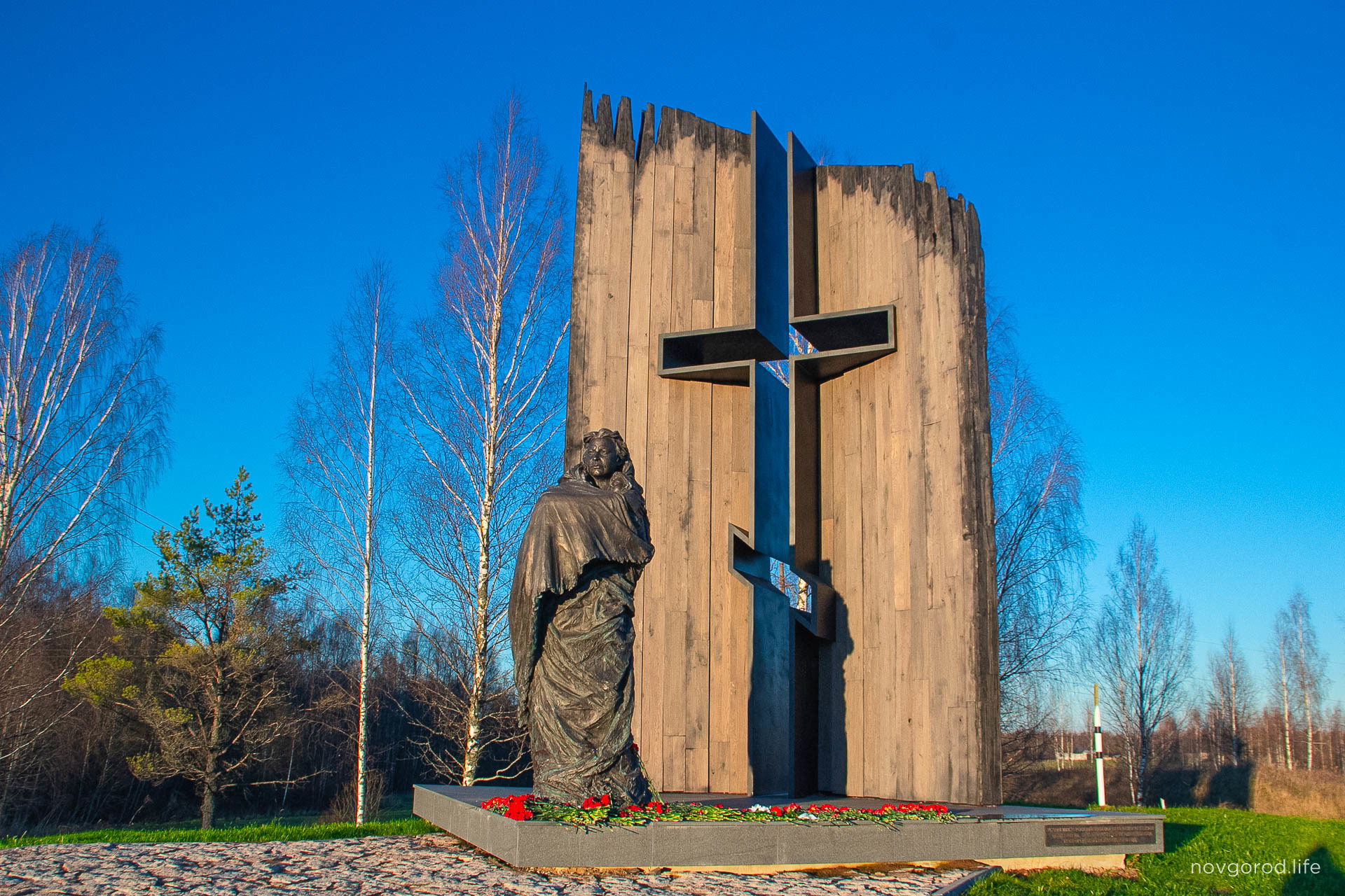 Memorial complex in memory of the victims of the war in Zhestyanaya Gorka, Novgorod region - My, Novgorod region, Velikiy Novgorod, Monument, Longpost