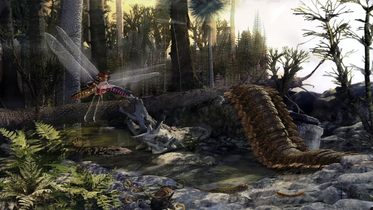 Arthropleura: Before dinosaurs there was even more tin. 2.5 meter armored centipede! - Arthropods, Centipede, Fossil, Animals, Yandex Zen, Longpost, Arthroplevra