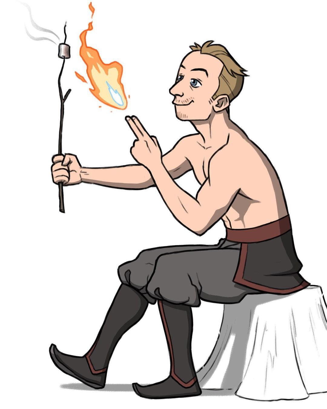 Fire Mage - Humor, Comics, Avatar: The Legend of Aang, Pet foolery, Longpost, Magician, Fire